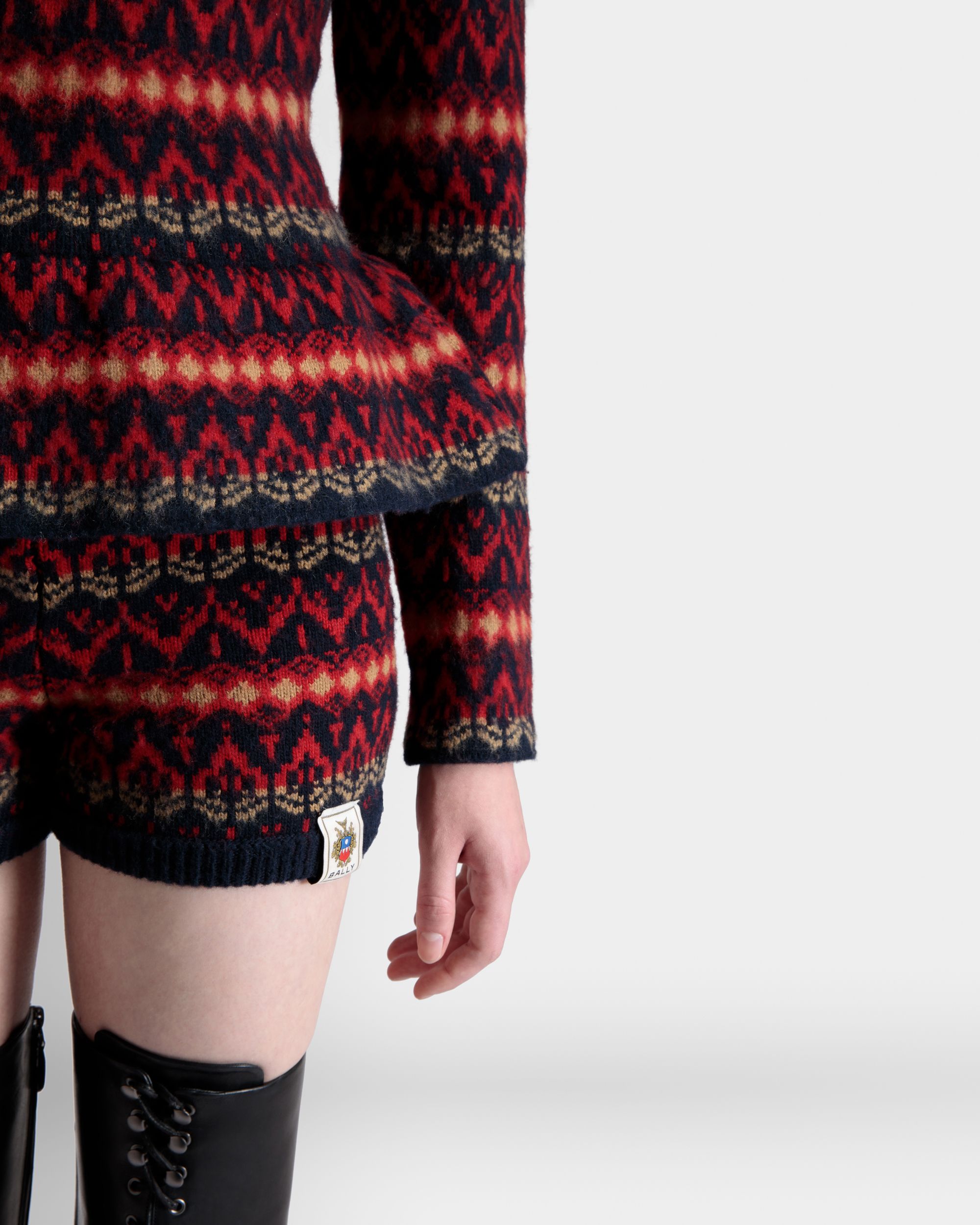 Haut En Maille De Laine Multicolore - Femme - Bally - 08