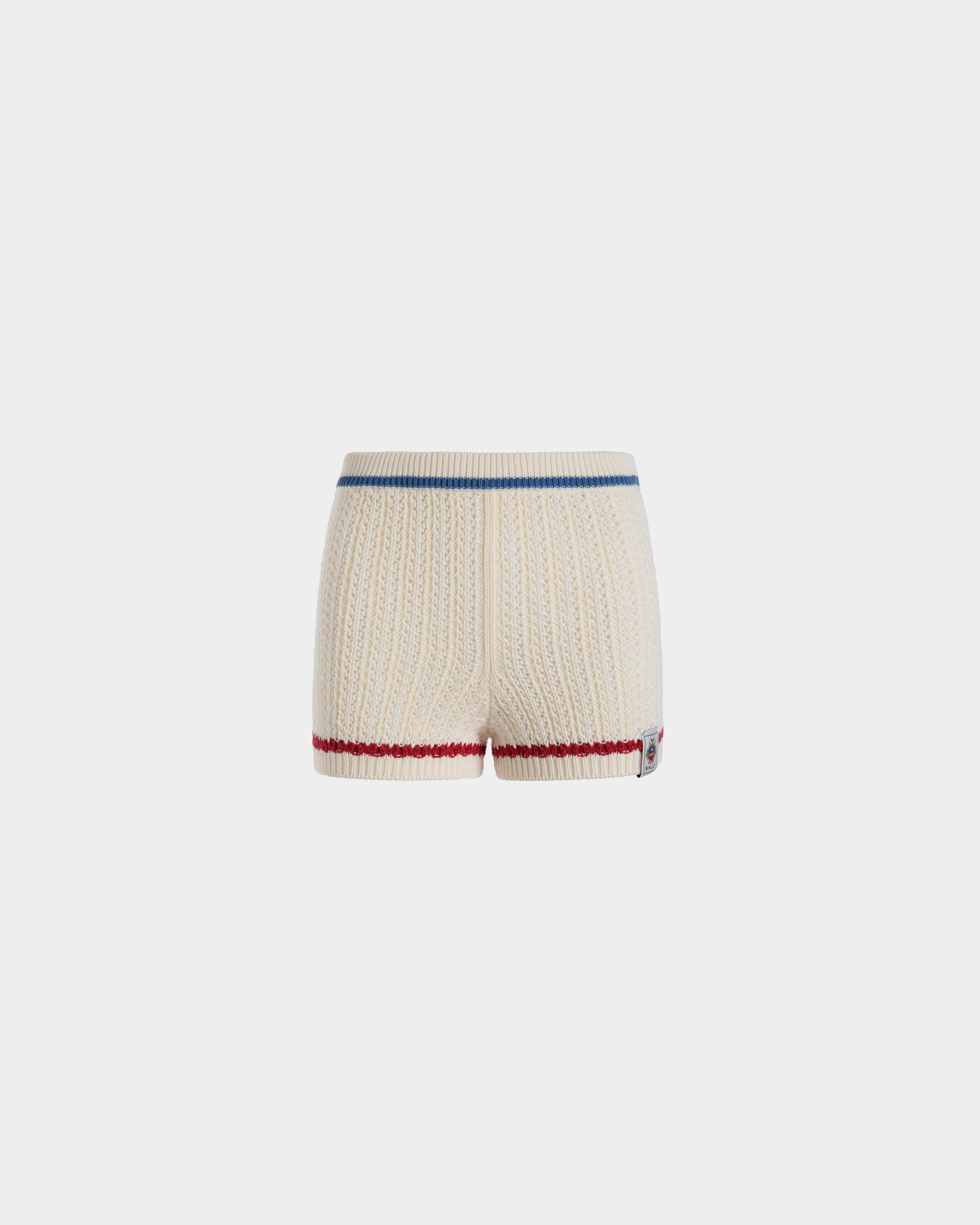 Knitwear Trousers In White Cotton - Women's - Bally - 01