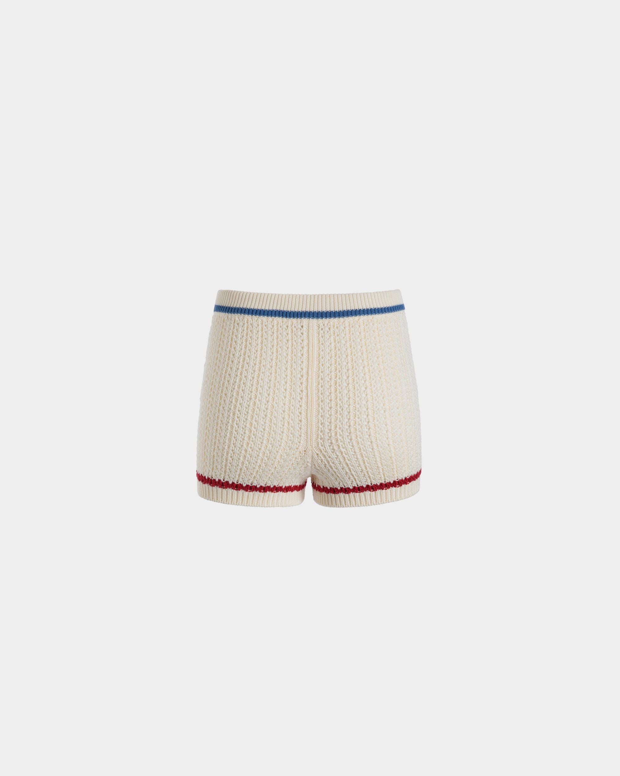 Knitwear Trousers In White Cotton - Women's - Bally - 03
