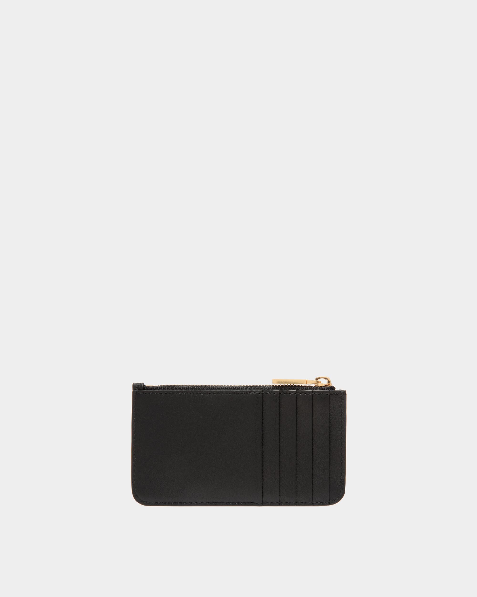 Code Kartenetui Mit Reißverschluss Aus Leder In Schwarz - Damen - Bally - 02