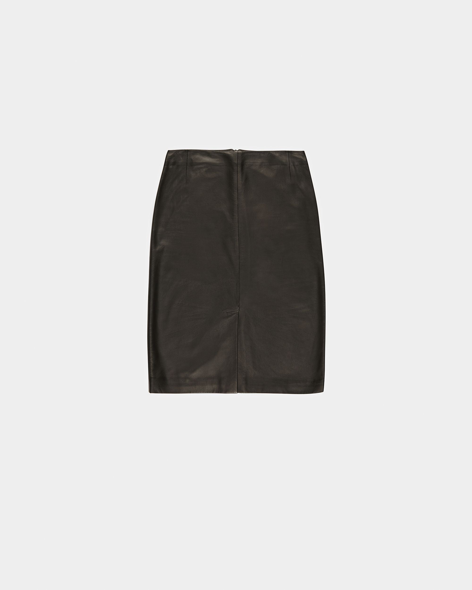 Lederrock In Schwarz - Damen - Bally - 05