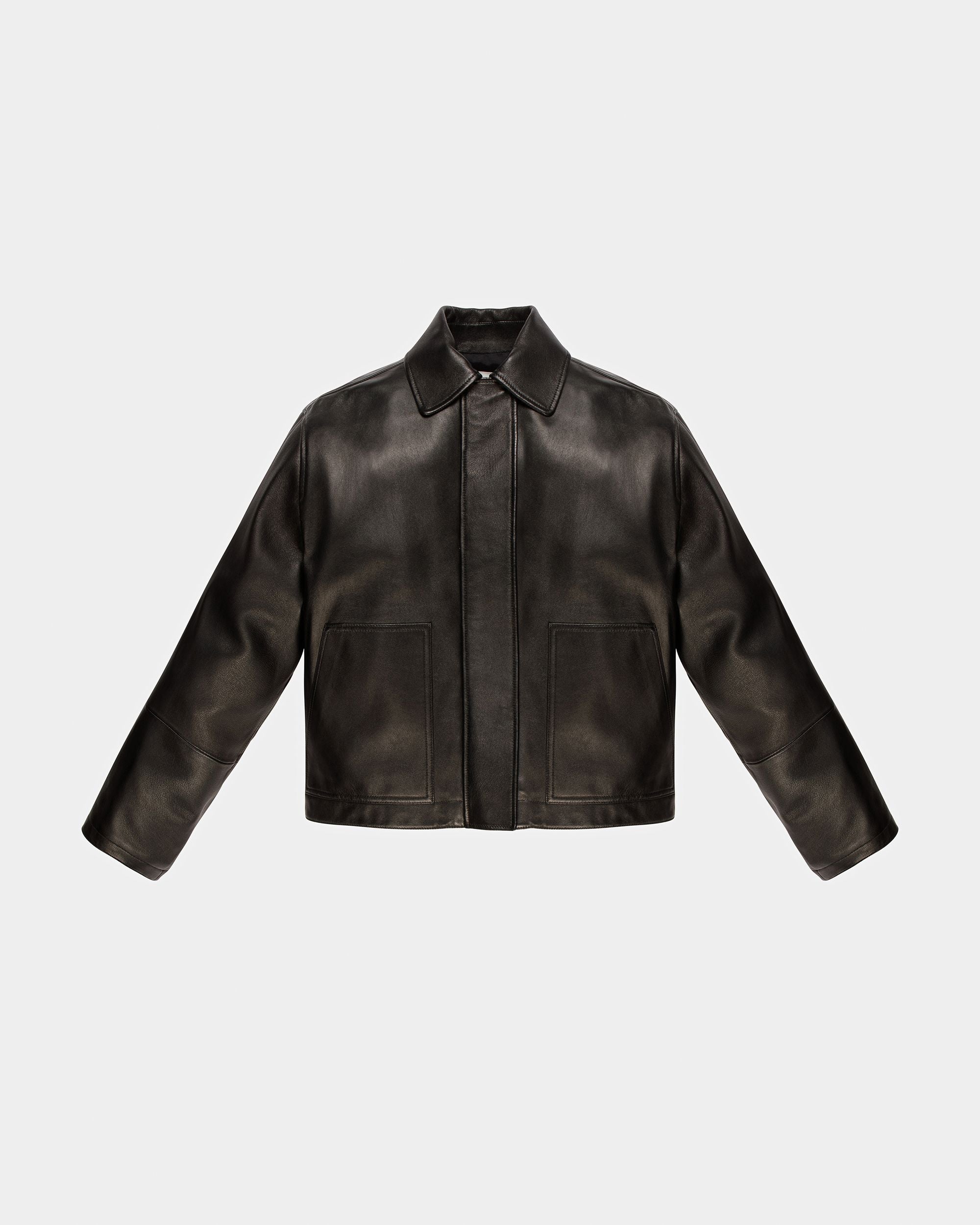 Lederjacke In Schwarz - Damen - Bally - 01