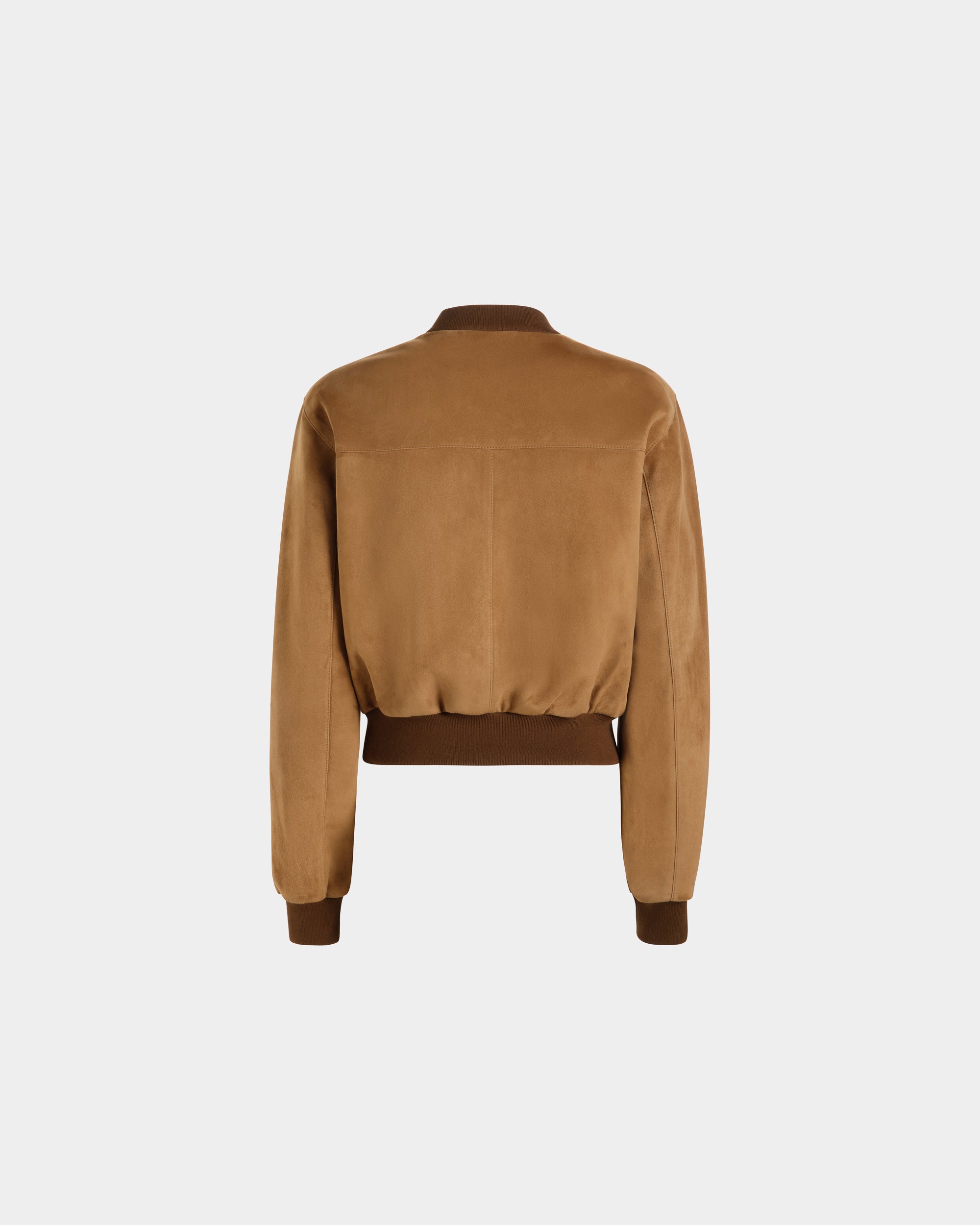 Blouson Bomber En Daim Marron - Femme - Bally - 07
