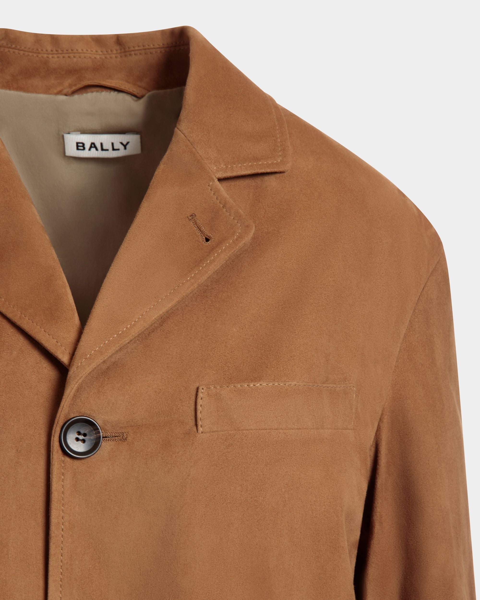 Blazer in Brown Suede - Women's - Bally - 02