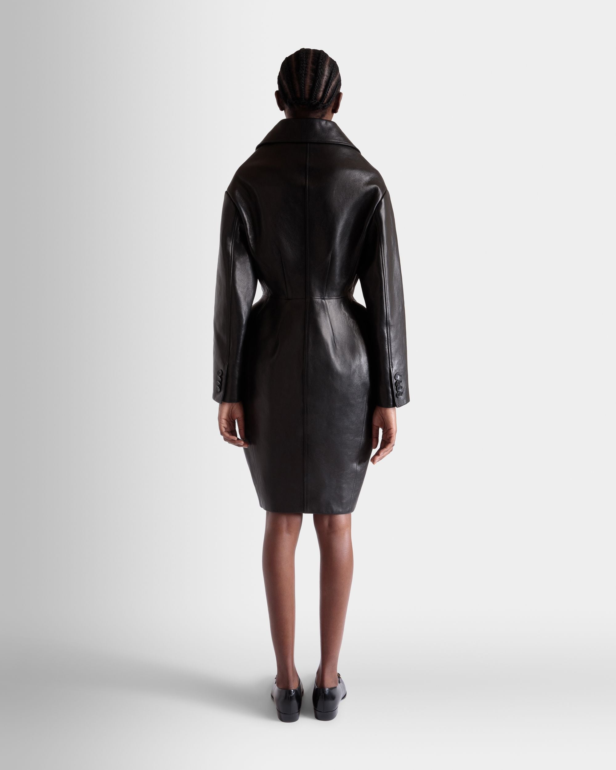 Mantel Aus Leder In Schwarz - Donna - Bally - 06