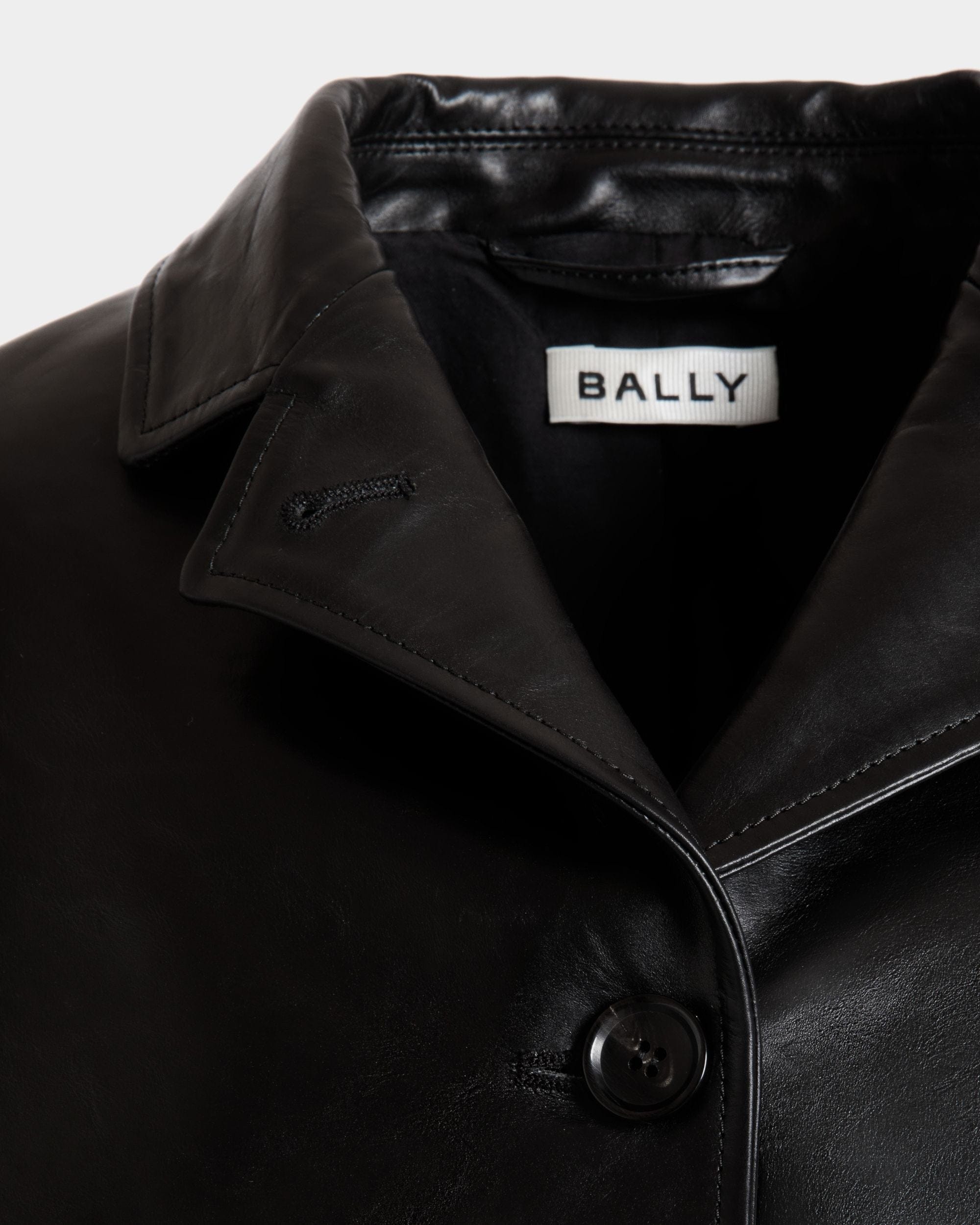 Blazer Aus Schwarzem Leder - Damen - Bally - 02