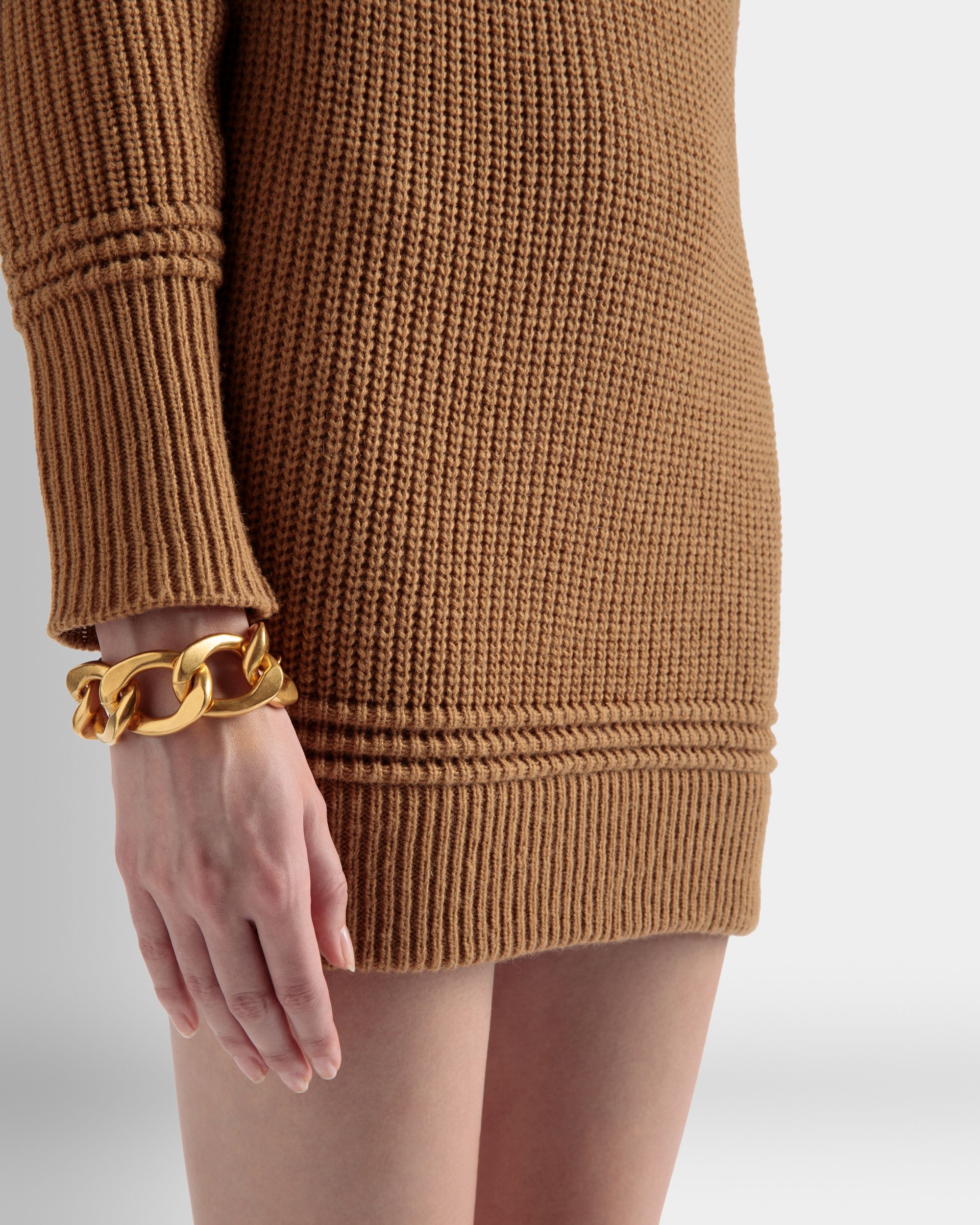 Chain Armband Gehämmert Goldfarben - Damen - Bally - 02