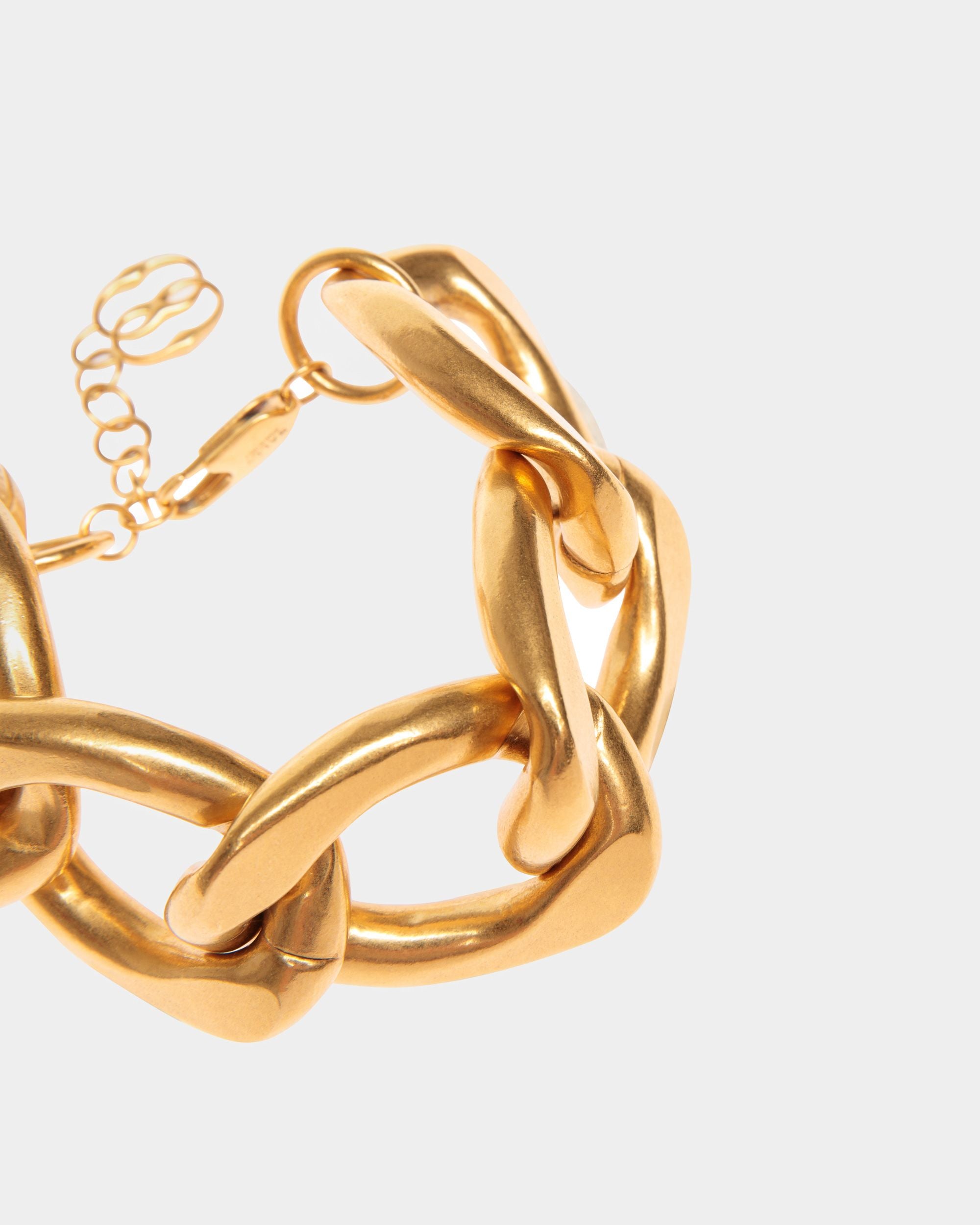 Chain Armband Gehämmert Goldfarben - Damen - Bally - 03