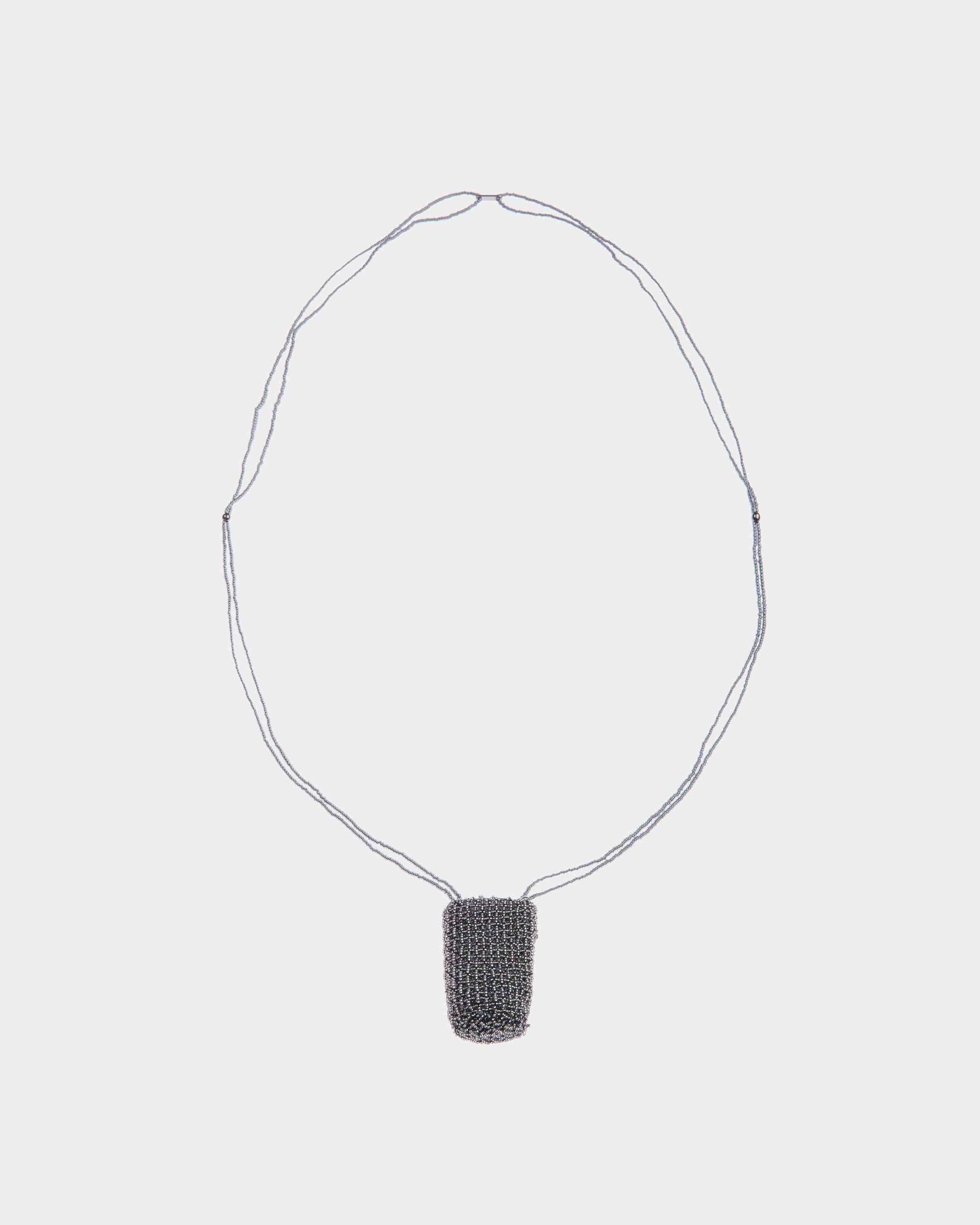 Beads Necklace in Silver Beads - Women's - Bally - 01