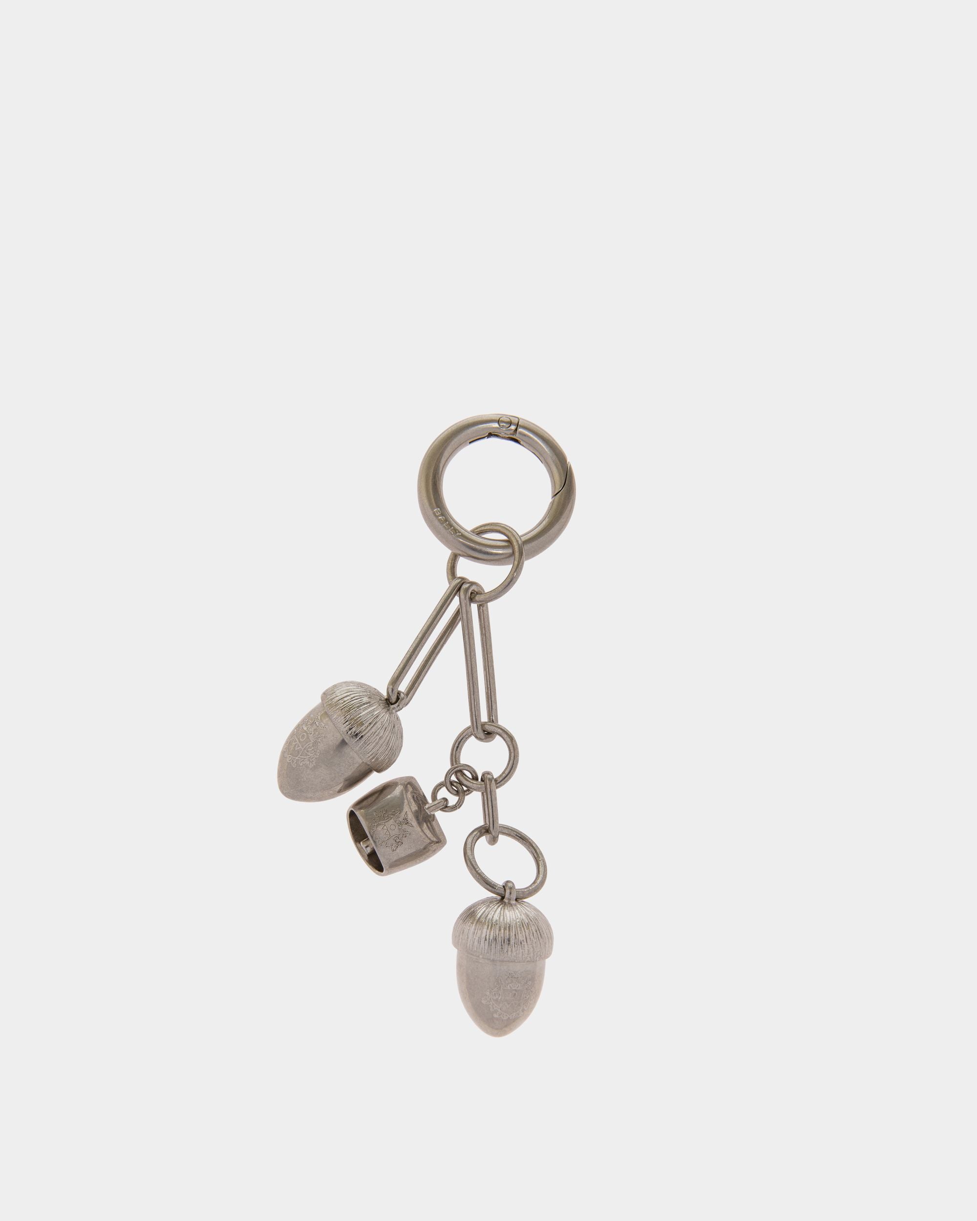 Swissness Bag Charm in Silver Metal - Women's - Bally - 01