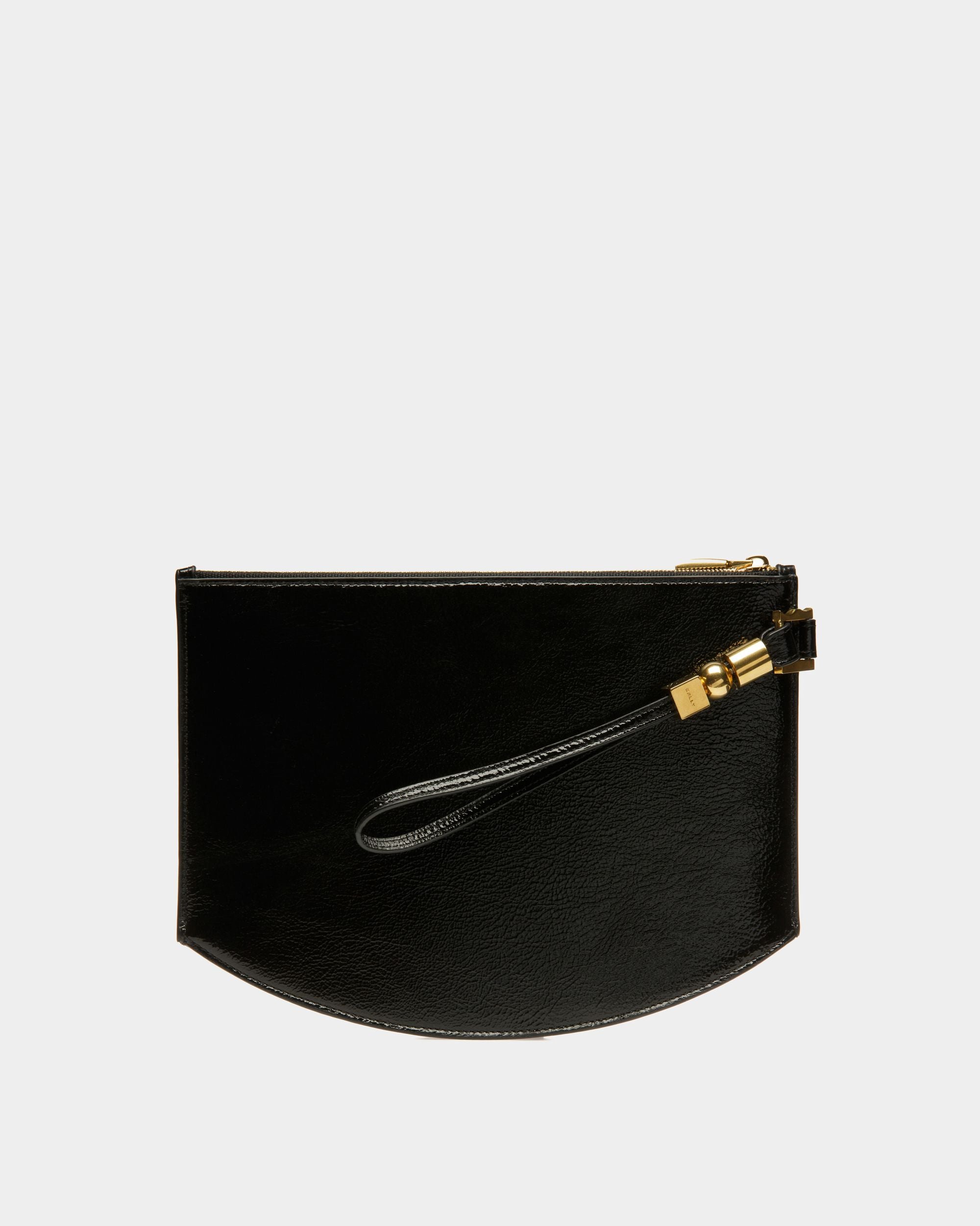 Block Pochette Aus Leder In Schwarz - Damen - Bally - 02