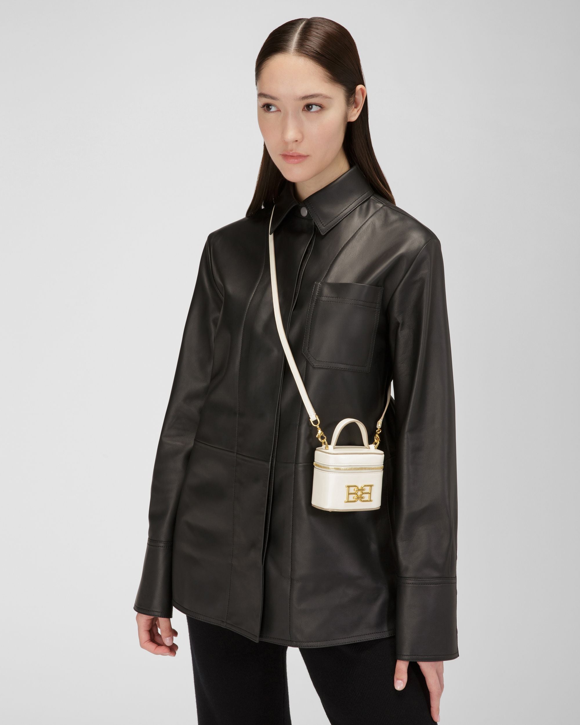 Beys Kosmetikkoffer Aus Elfenbeinfarbenem Leder - Damen - Bally - 02