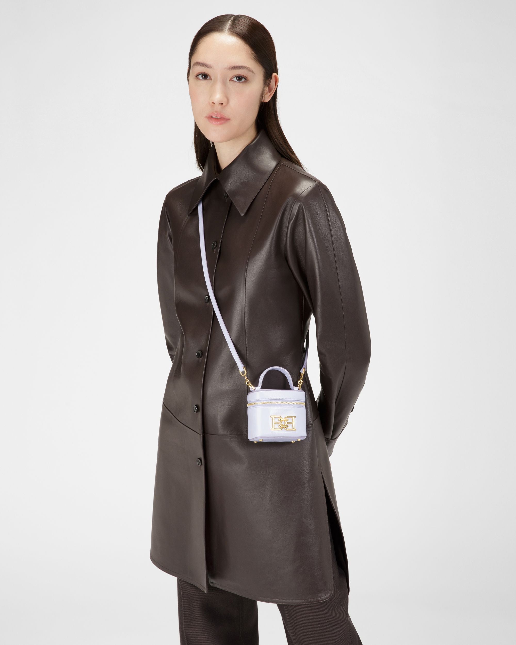 Beys Kosmetiktasche Aus Fliederfarbenem Leder - Damen - Bally - 02