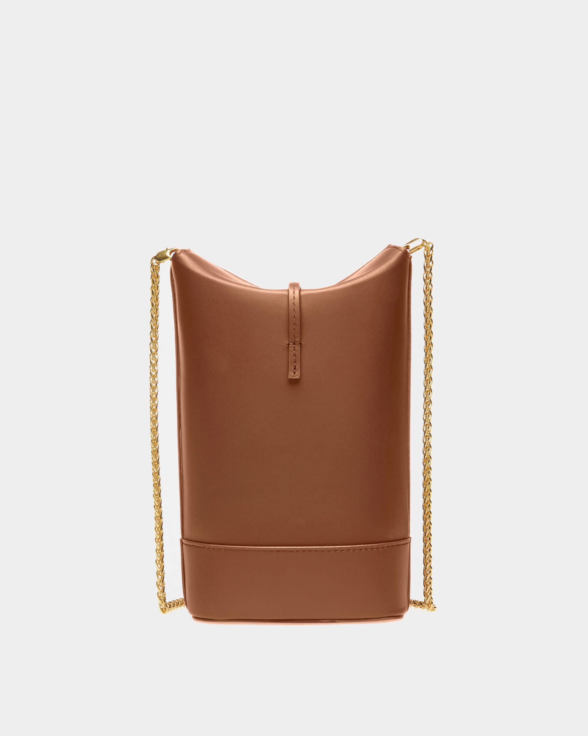 Block Minibag Aus Braunem Leder - Damen - Bally - 02