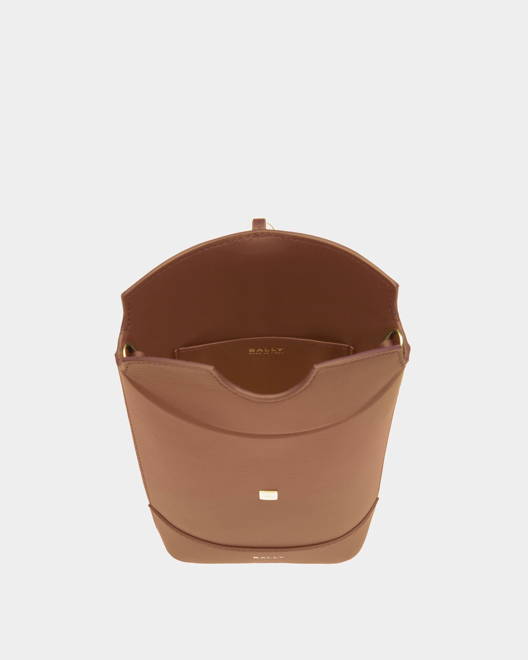 Block Minibag Aus Braunem Leder - Damen - Bally - 03