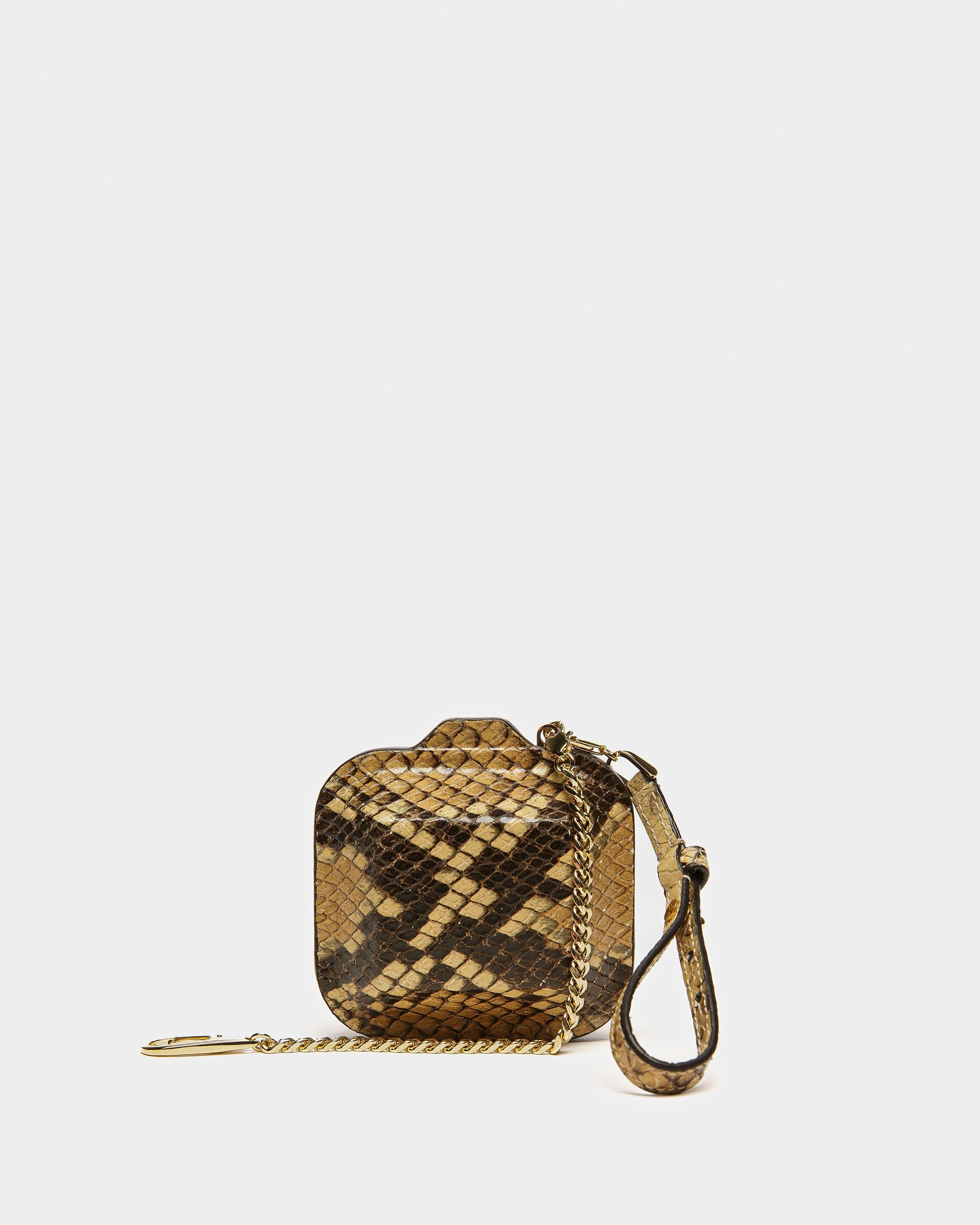 Étui Airpods To Go Finition Imprimé Python - Femme - Bally - 01