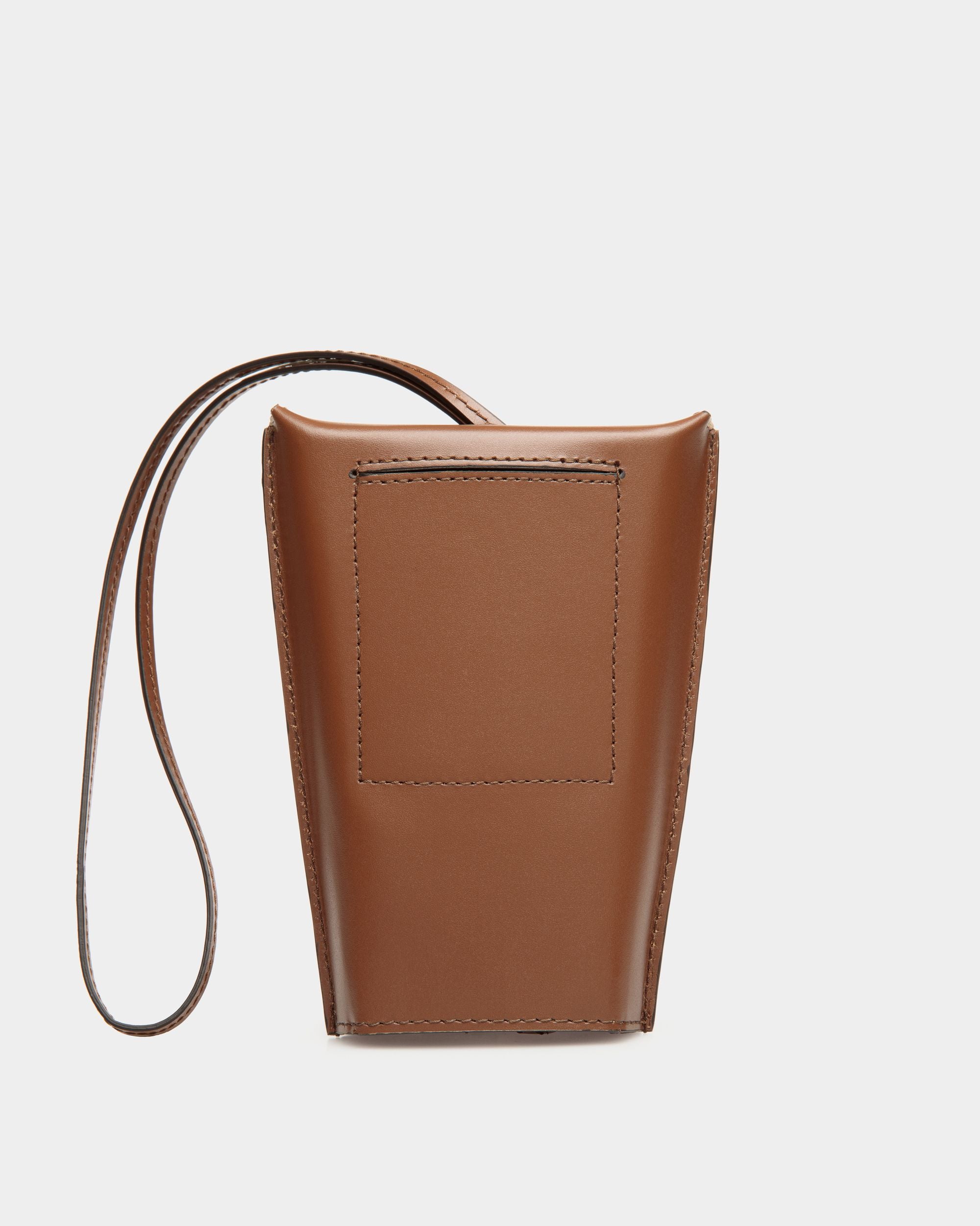 Belle Sonnenbrillenetui Aus Leder In Braun - Damen - Bally - 02