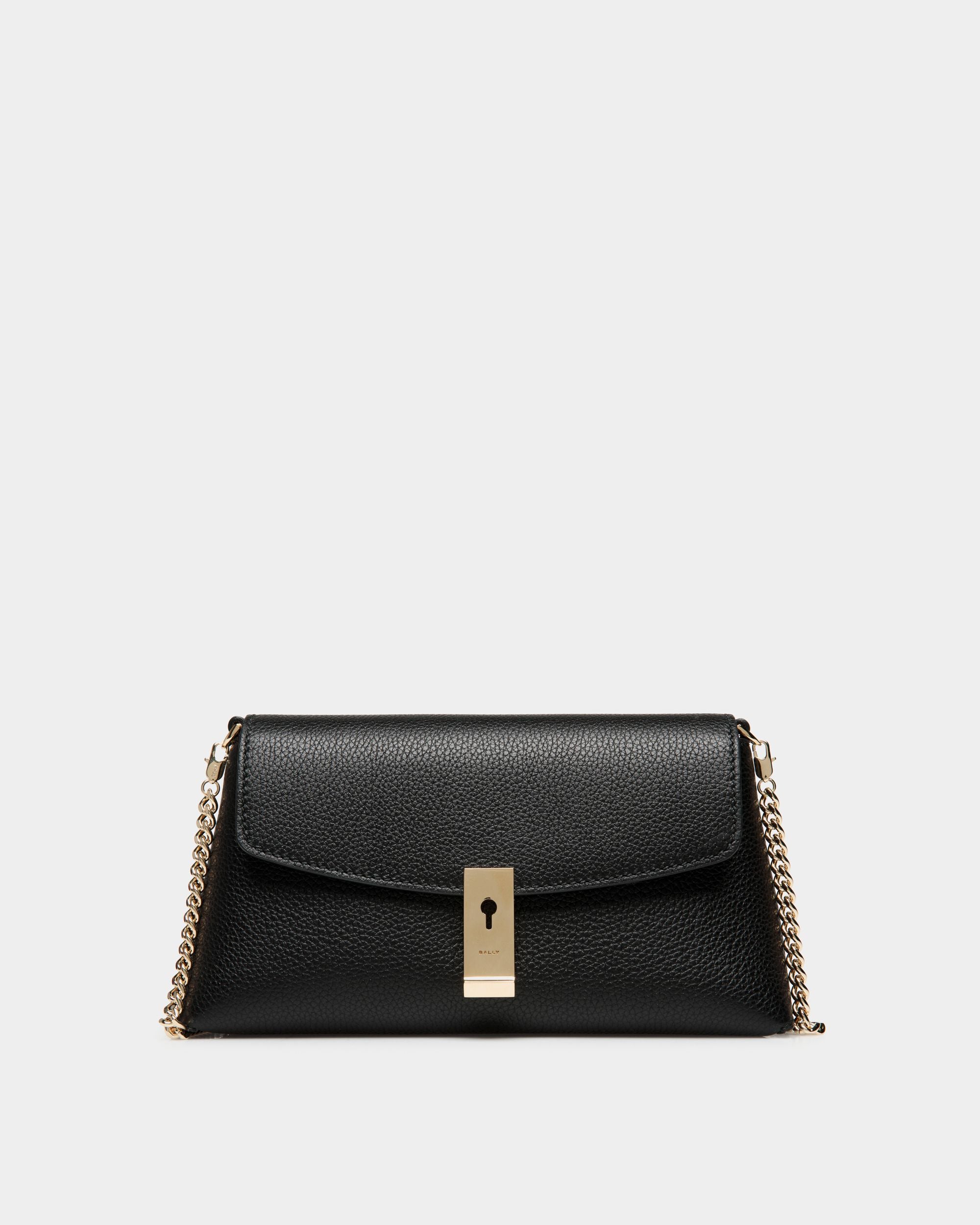 Lock Me Multifunktionale Minitasche Aus Genarbtem Leder In Schwarz - Damen - Bally - 01