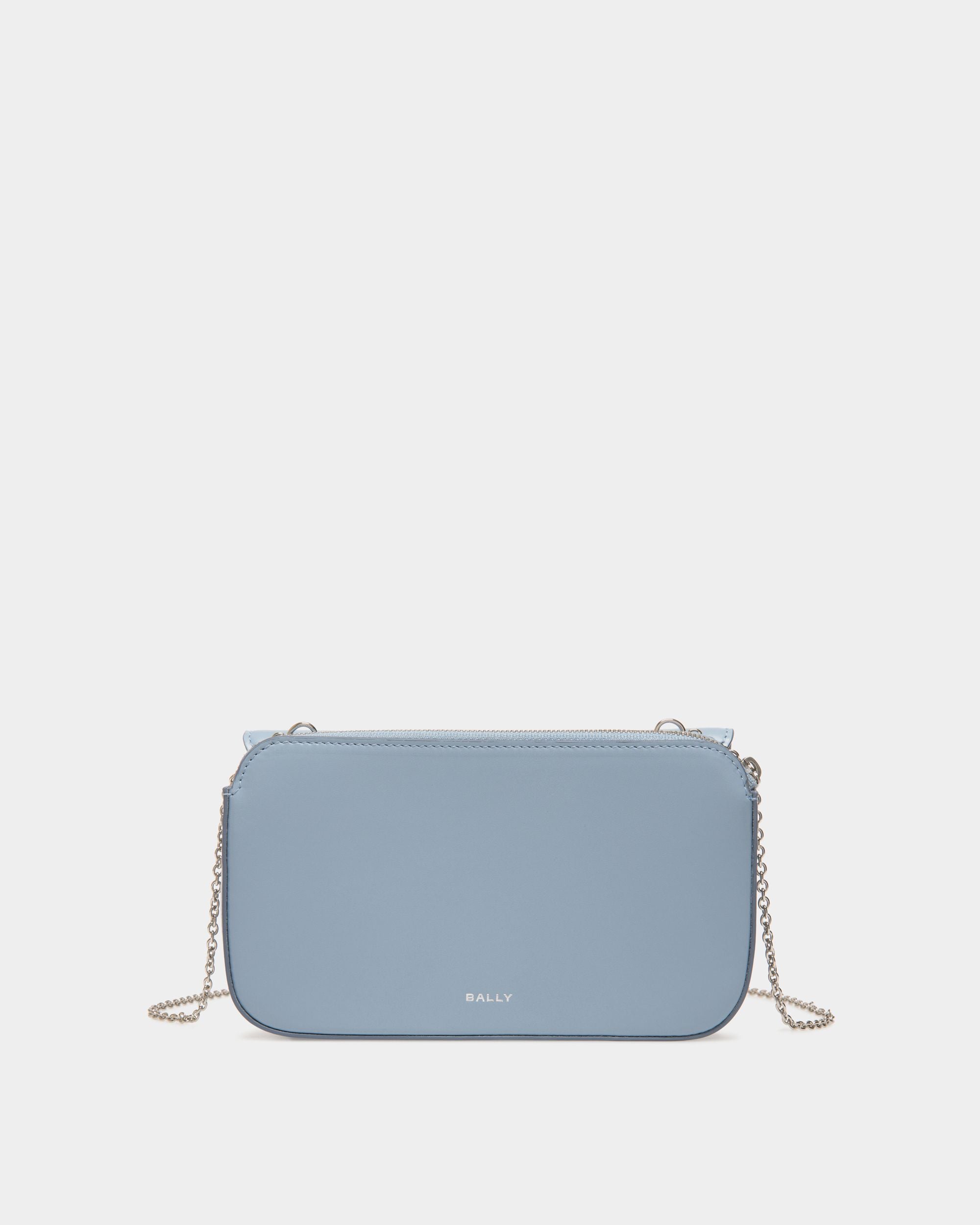 Ollam Smartphone-Tasche Aus Leder In Light Blue - Damen - Bally - 02