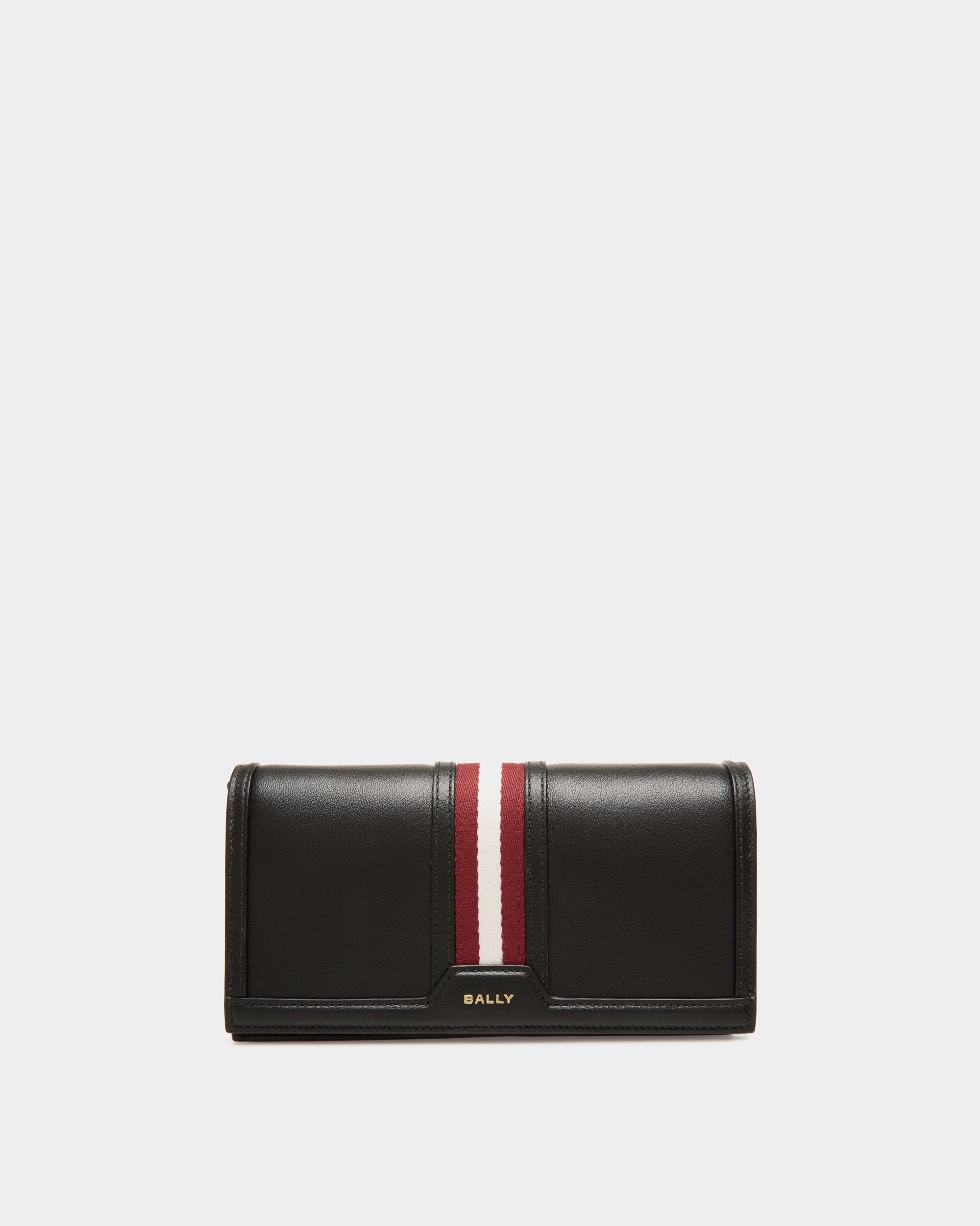Code Smartphone-Tasche Aus Schwarzem Leder - Damen - Bally - 01