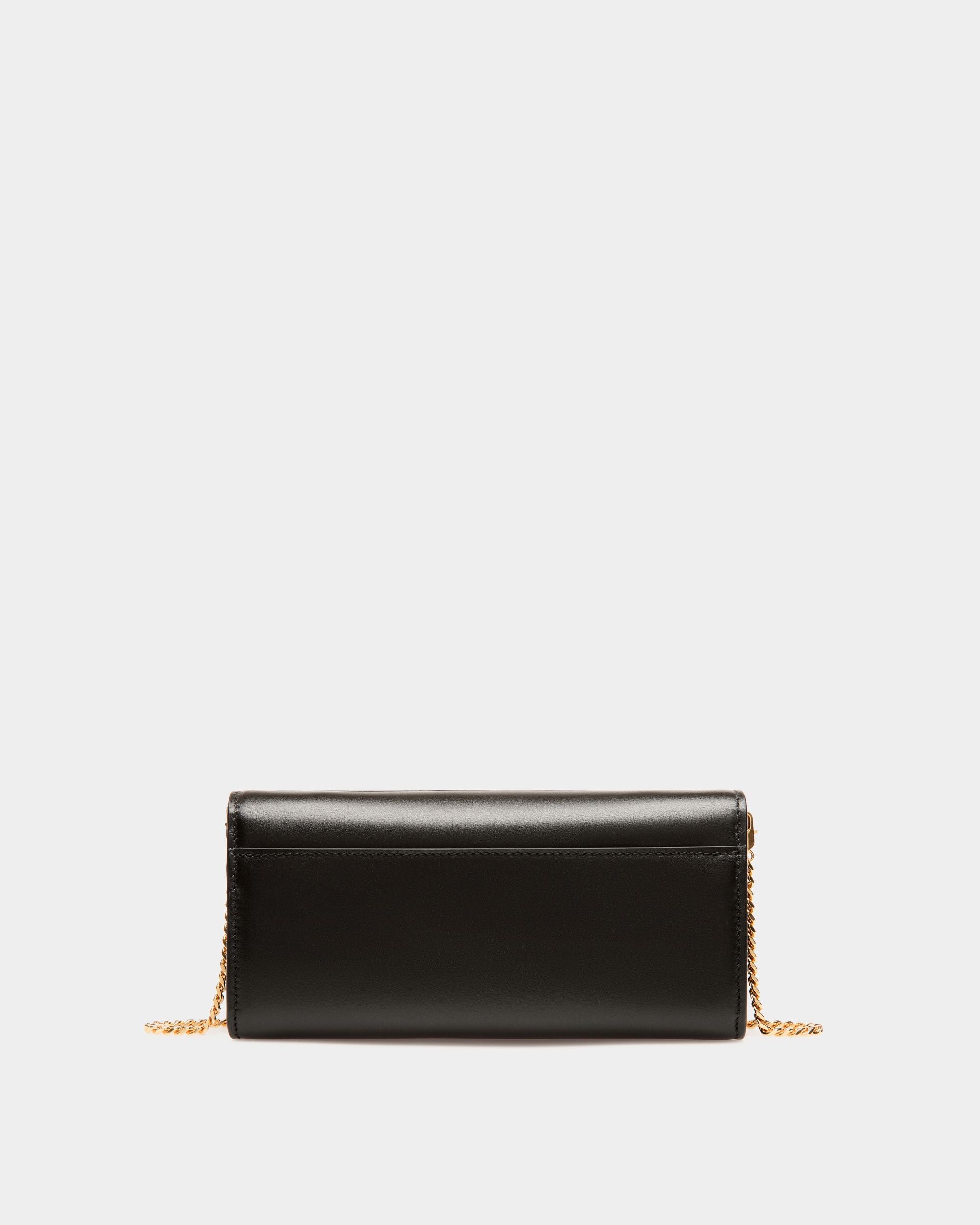 Portefeuille De Voyage Emblem En Cuir Noir - Femme - Bally - 02