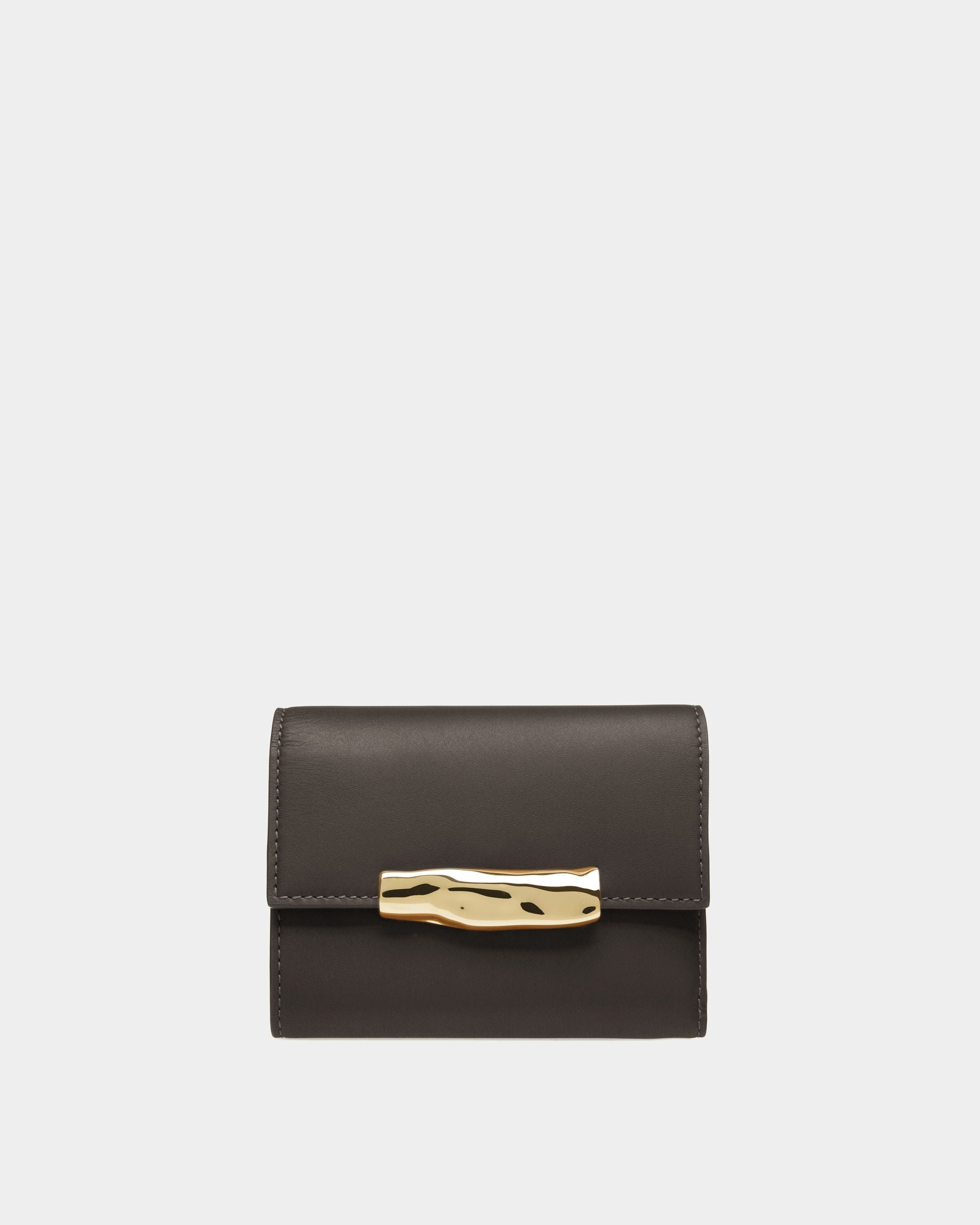 Portefeuille Baroque En cuir noir - Femme - Bally - 01