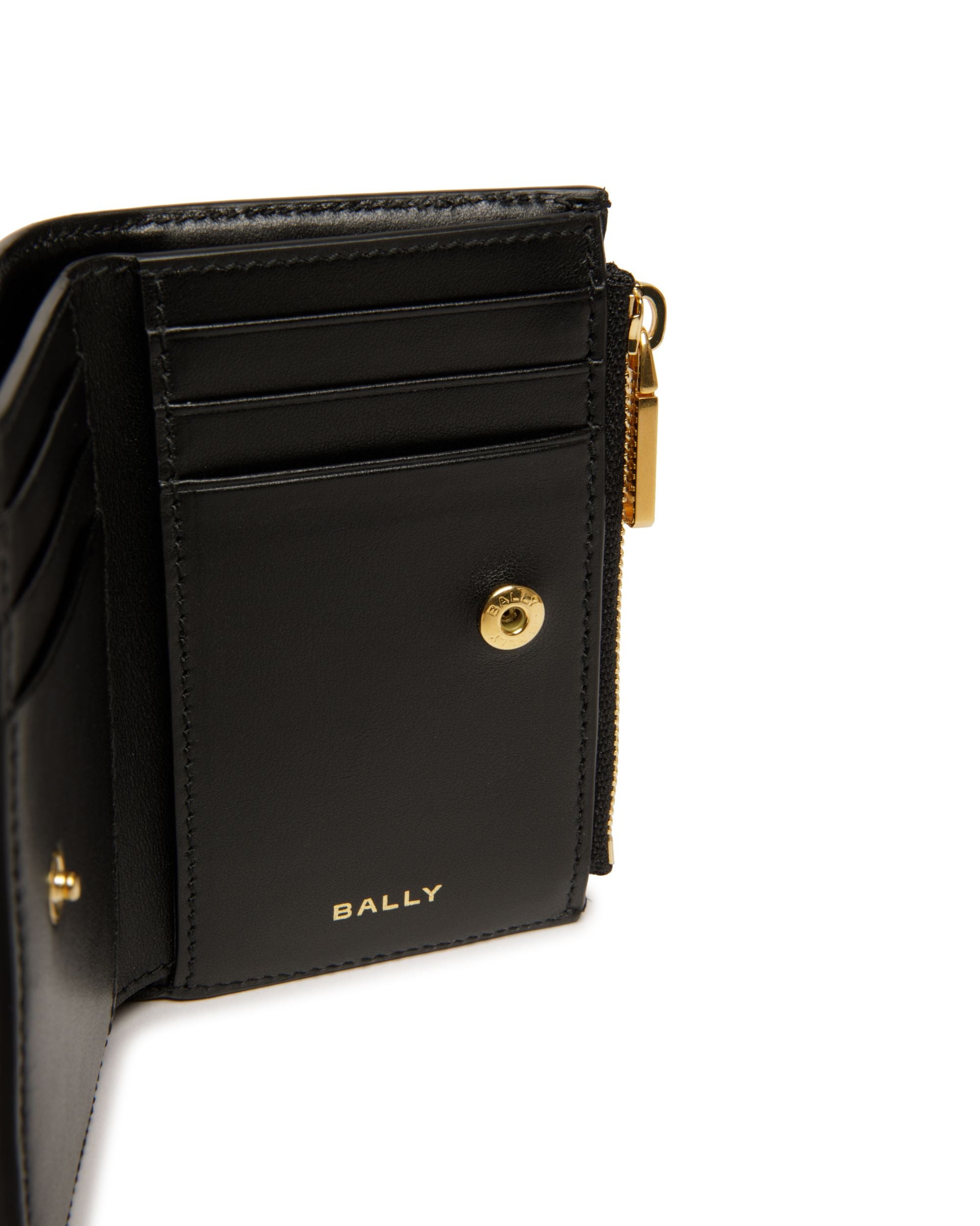 Code Geldbörse Aus Schwarzem Leder - Damen - Bally - 05