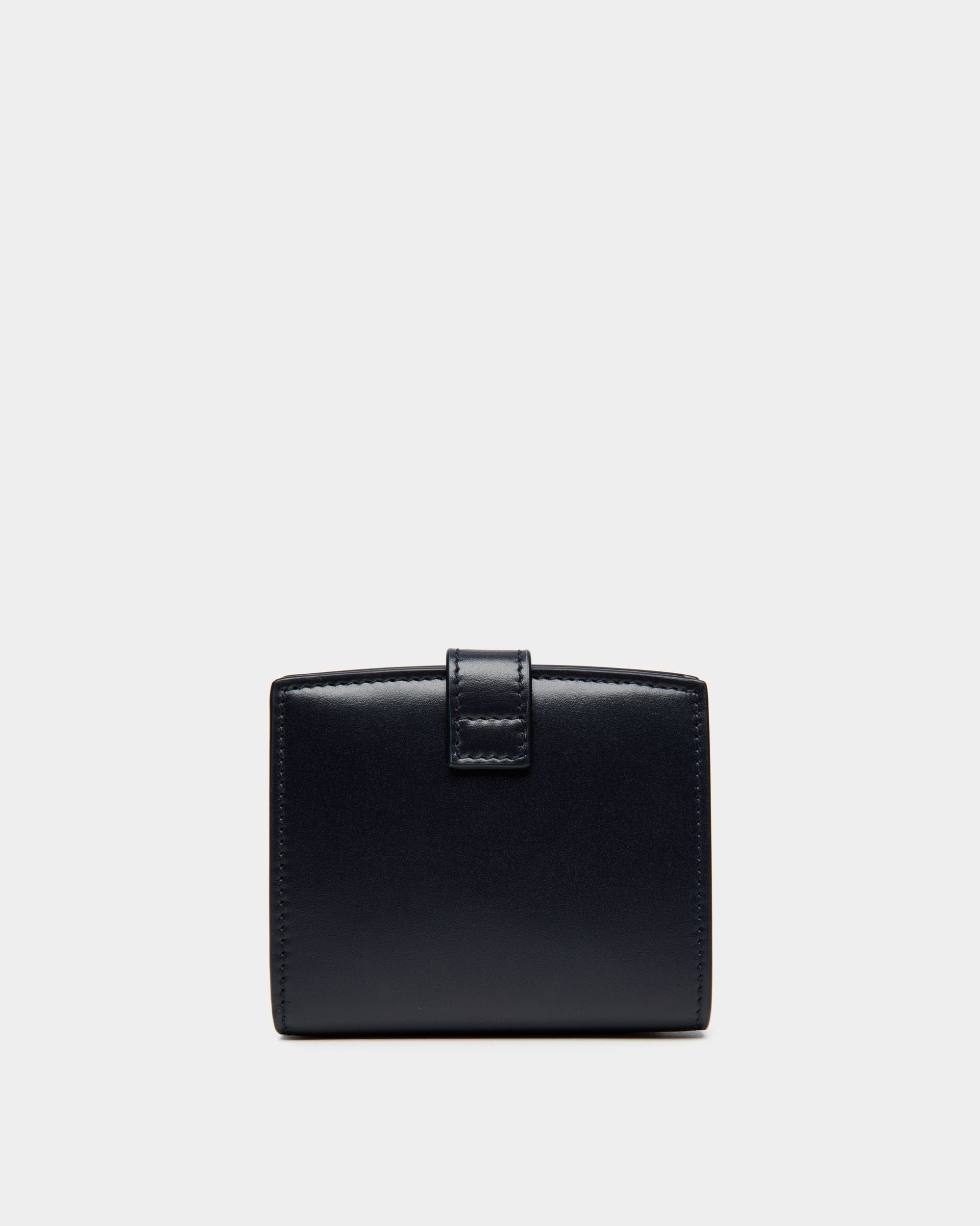 Ollam Geldbörse Aus Leder In Navy Blue - Damen - Bally - 02
