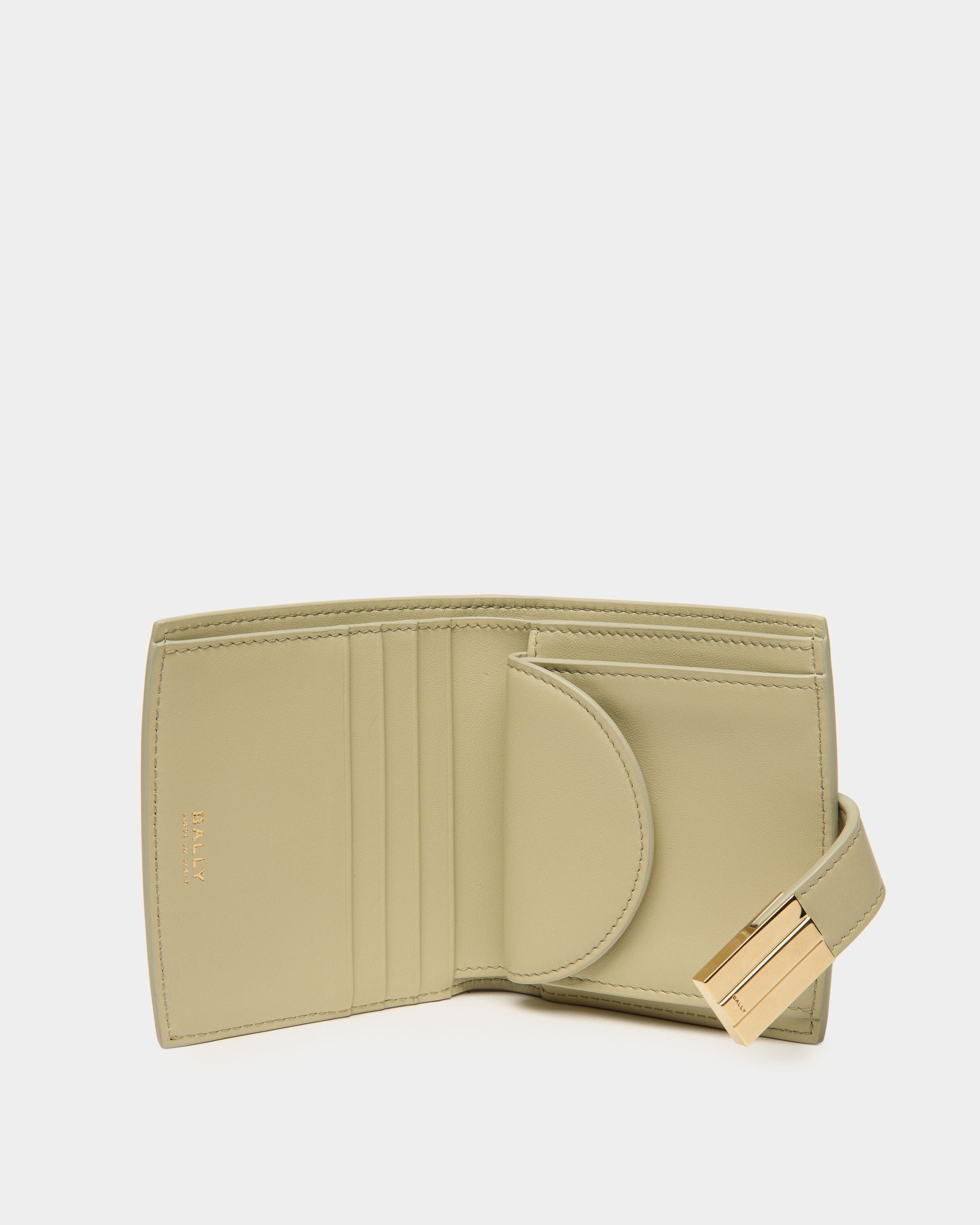 Portafoglio Ollam In Pelle Light Green - Donna - Bally - 03