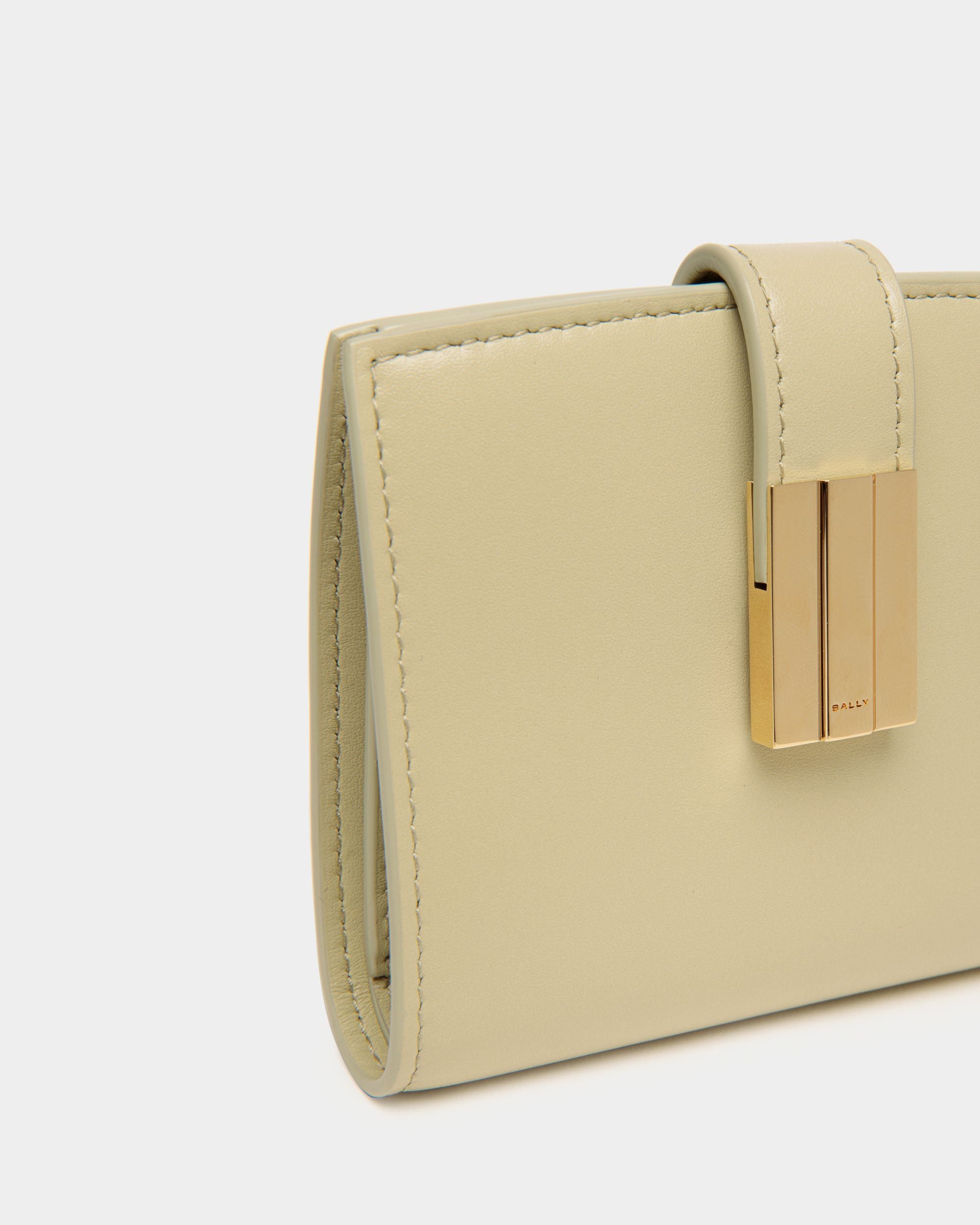 Portafoglio Ollam In Pelle Light Green - Donna - Bally - 04