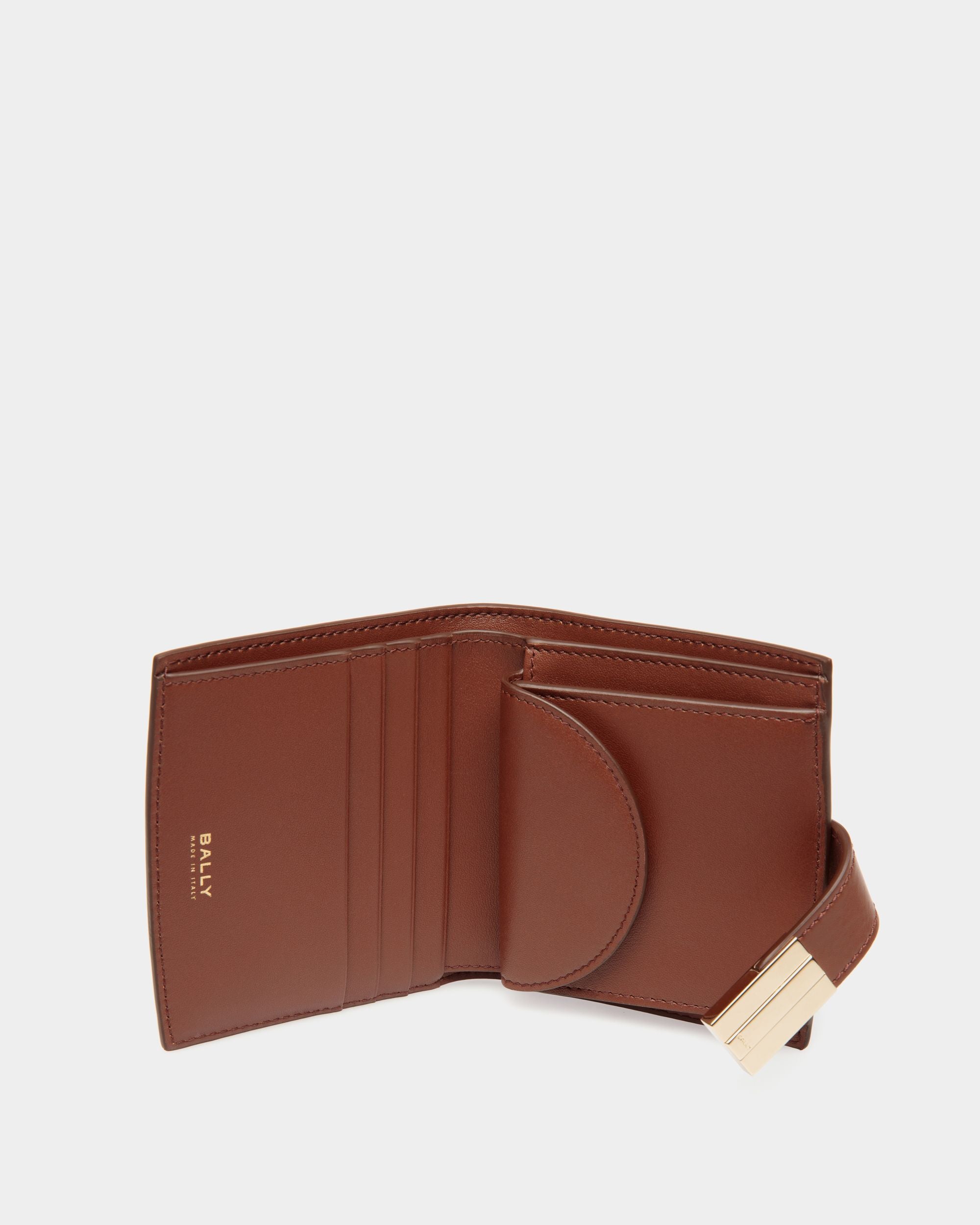 Ollam Geldbörse Aus Leder In Braun - Damen - Bally - 03