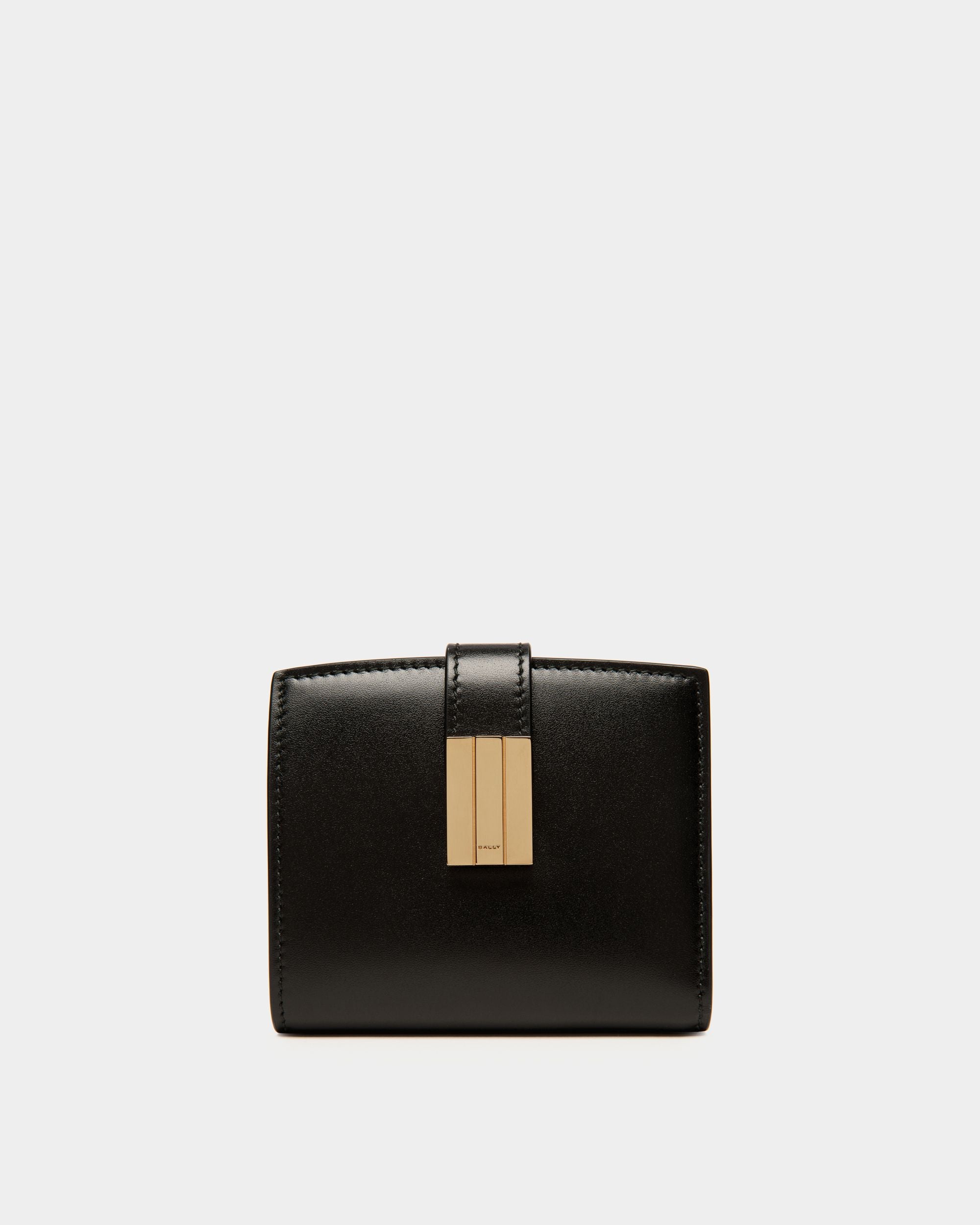 Ollam Wallet In Black Leather - Women's - Bally - 01