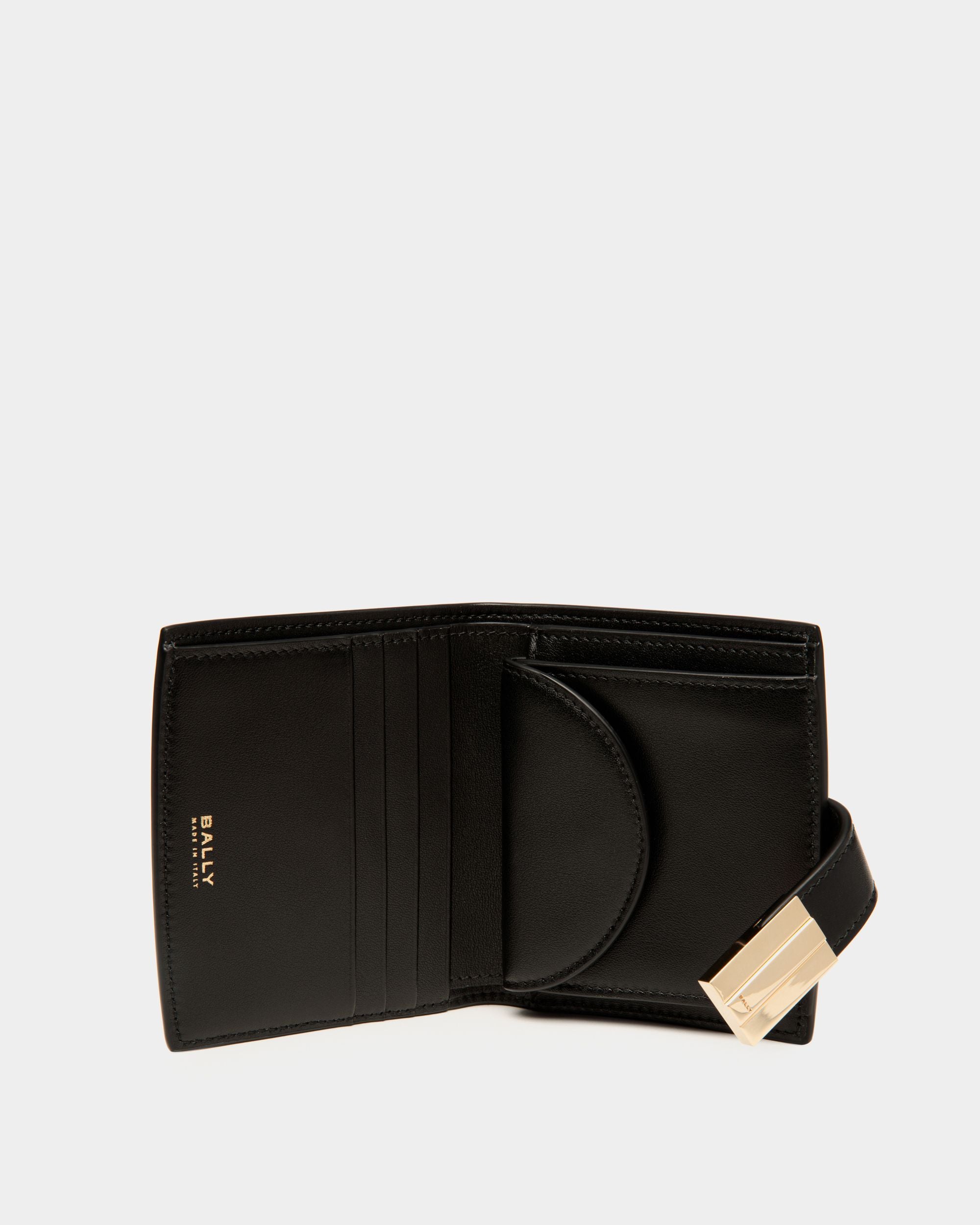 Ollam Wallet In Black Leather - Women's - Bally - 03