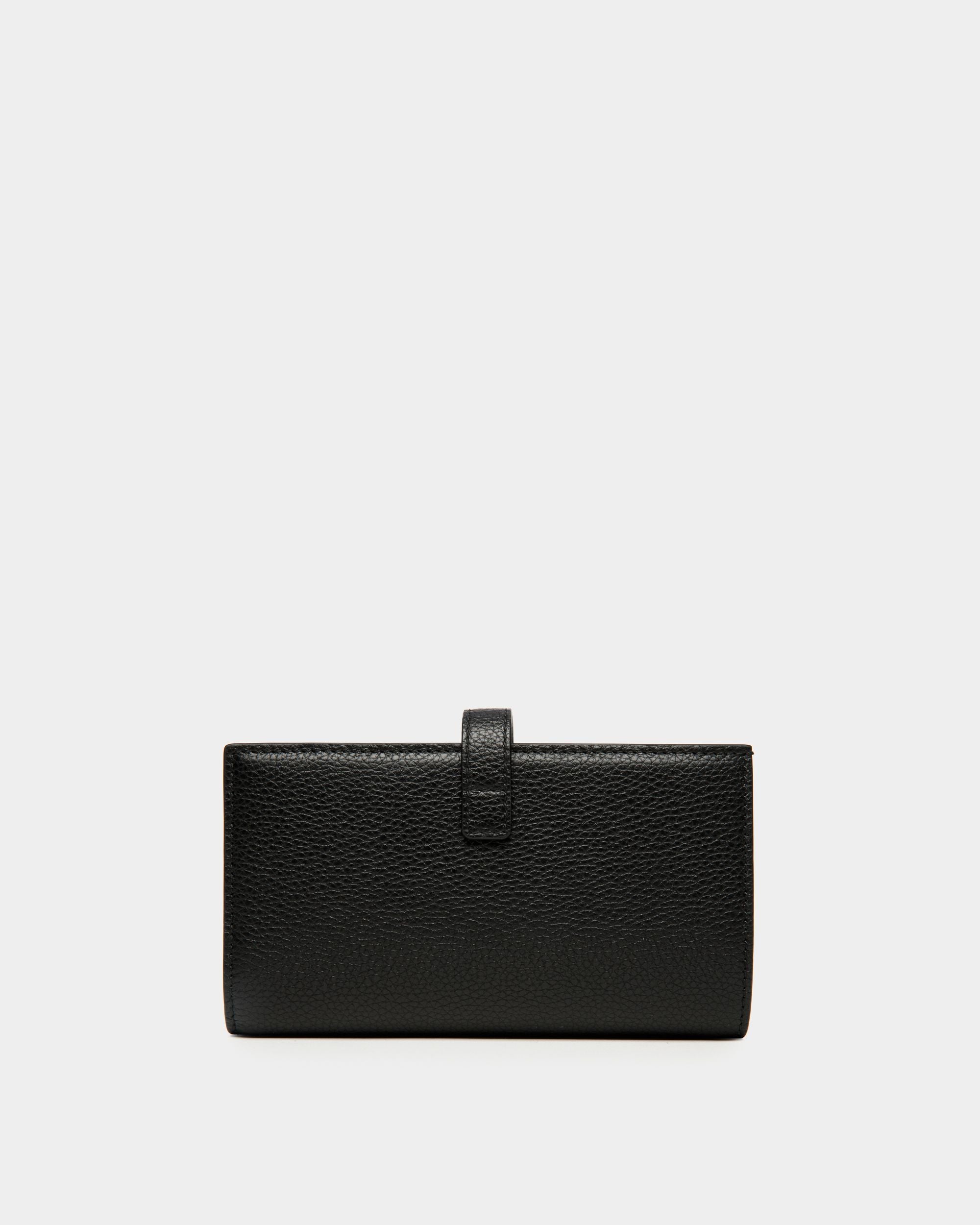 Lock Me Geldbörse Aus Genarbtem Leder In Schwarz - Damen - Bally - 02
