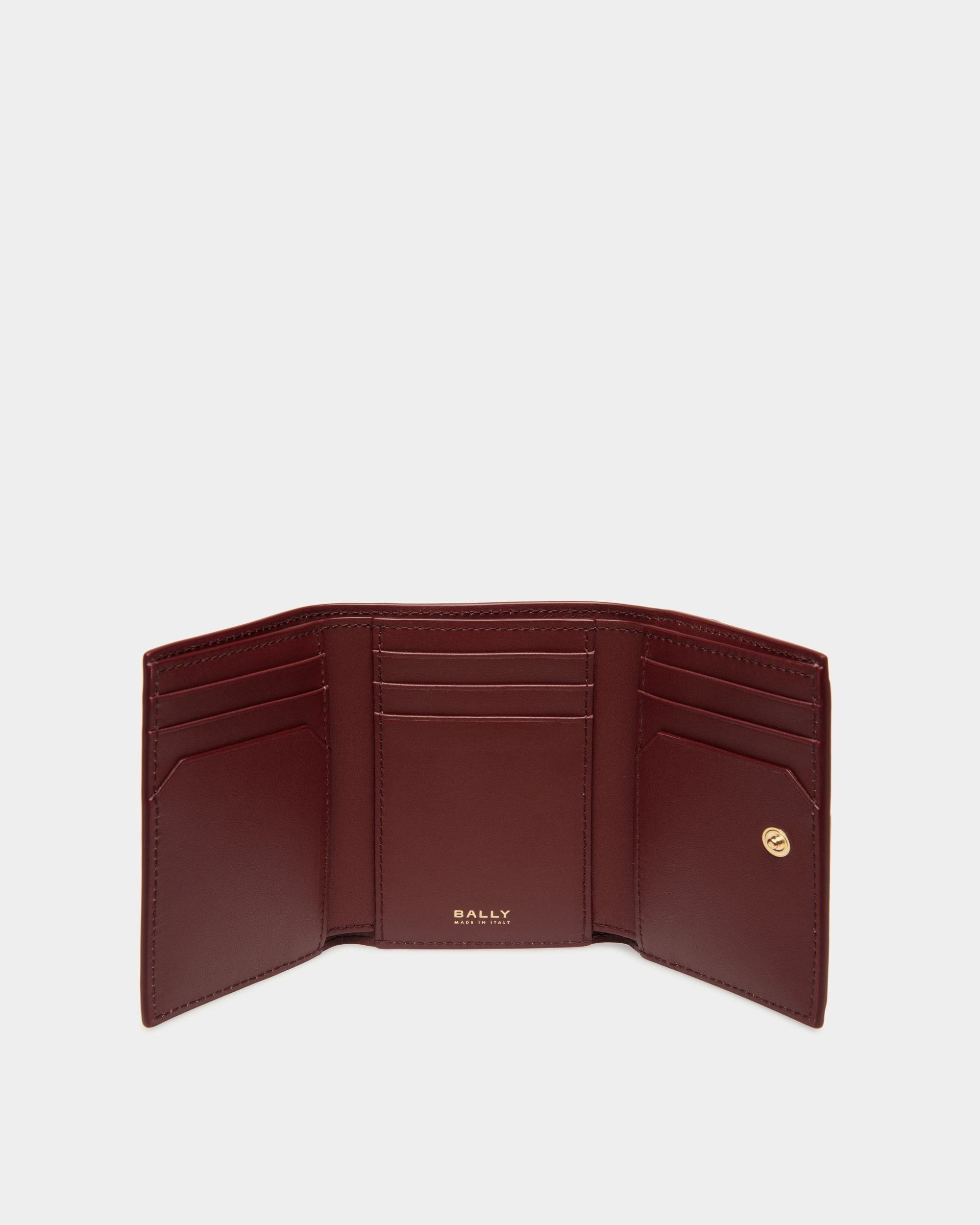 Lock Me Wallet In Andorra Grained Leather - Women's - Bally - 03