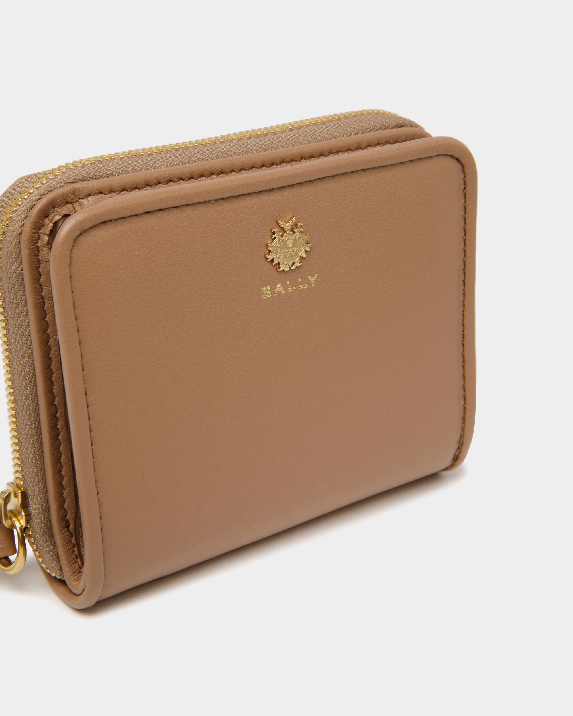 Portafoglio Bally Essential In Pelle Praline Beige - Donna - Bally - 05