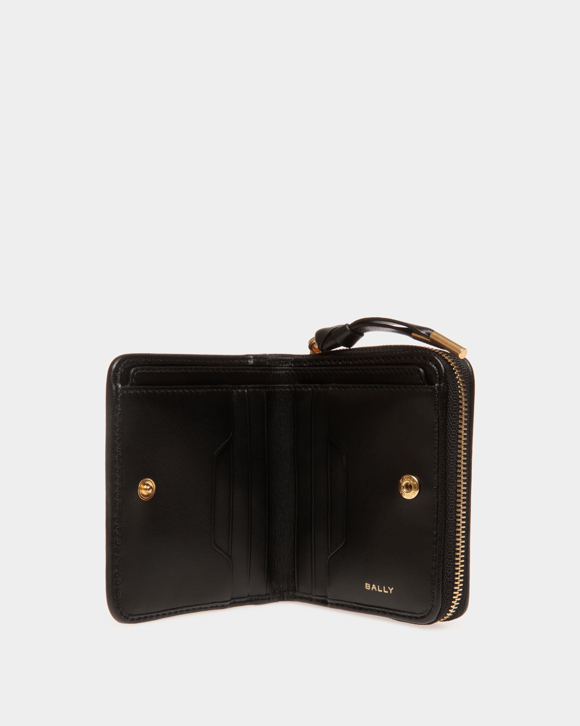 Portafoglio Bally Essential In Pelle Nera - Donna - Bally - 03