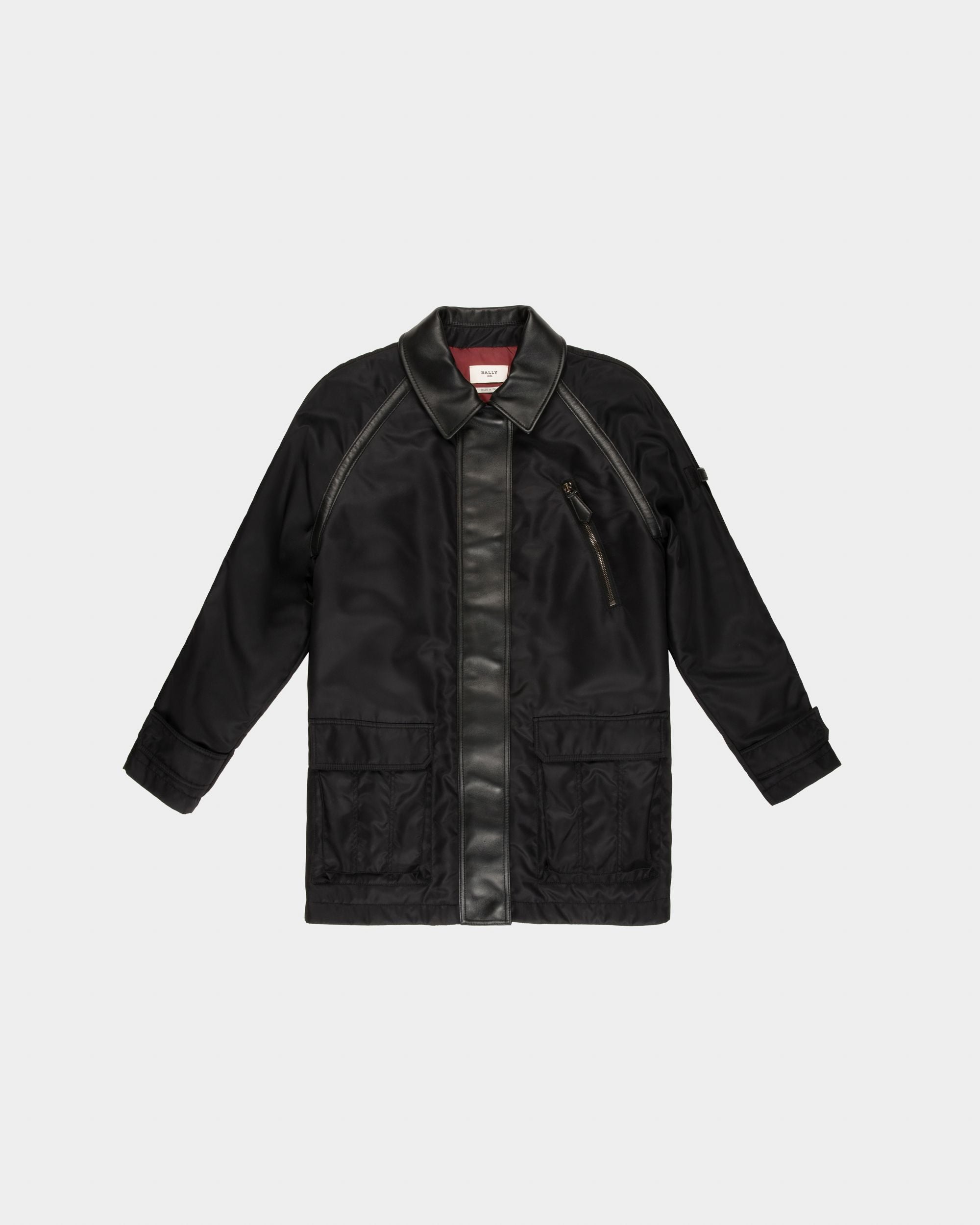 Veste En Nylon Recyclé Noir - Femme - Bally - 04
