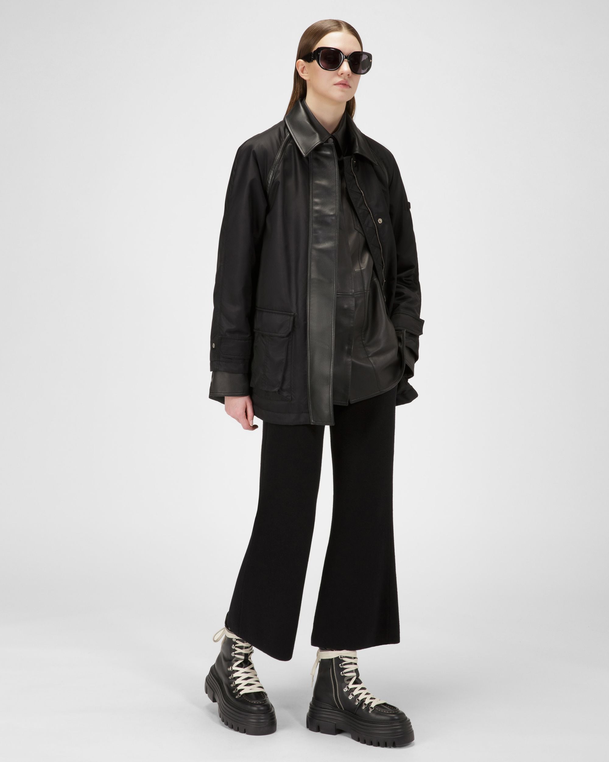 Veste En Nylon Recyclé Noir - Femme - Bally - 05
