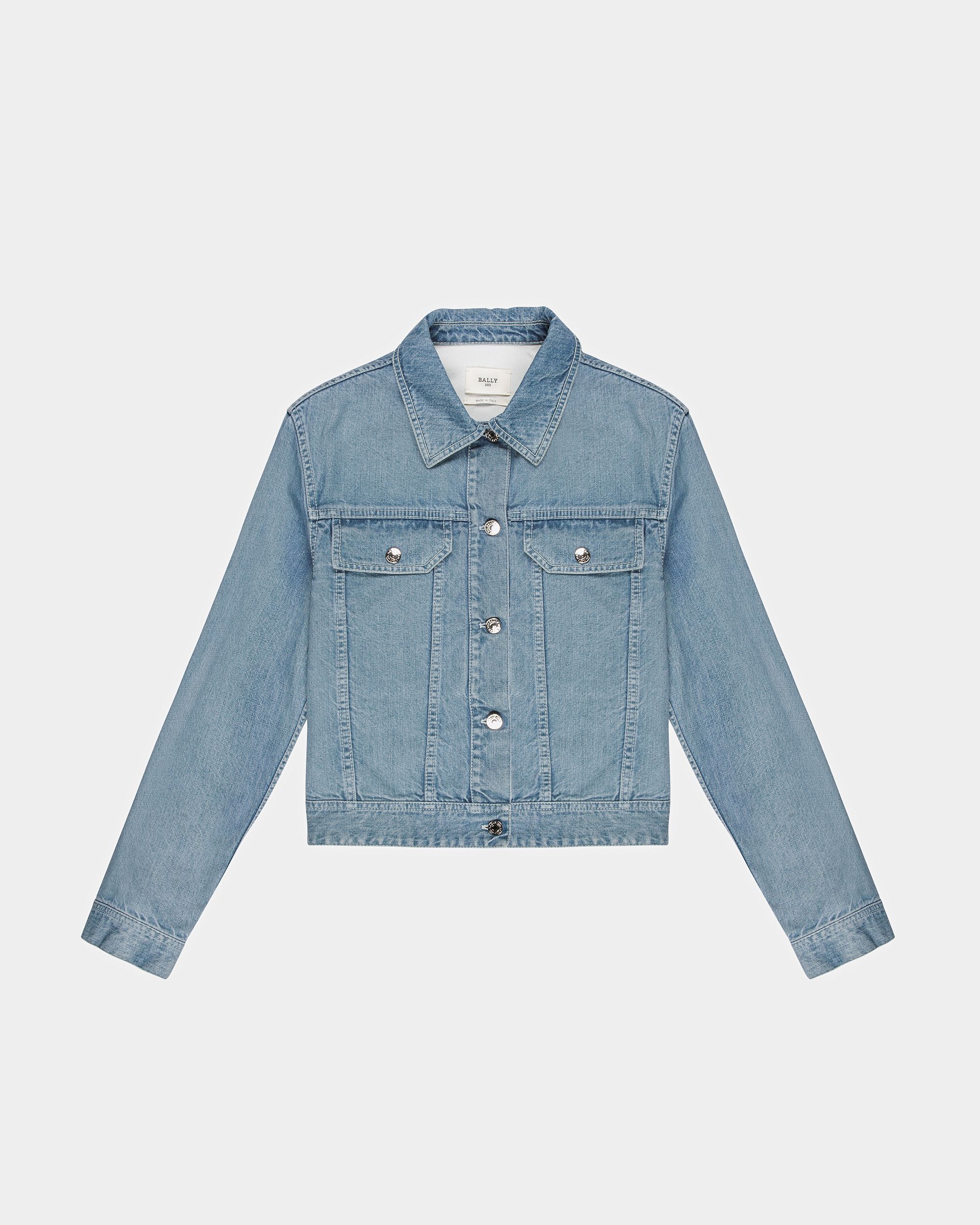 Giacca Denim In Cotone Azzurro - Donna - Bally - 01