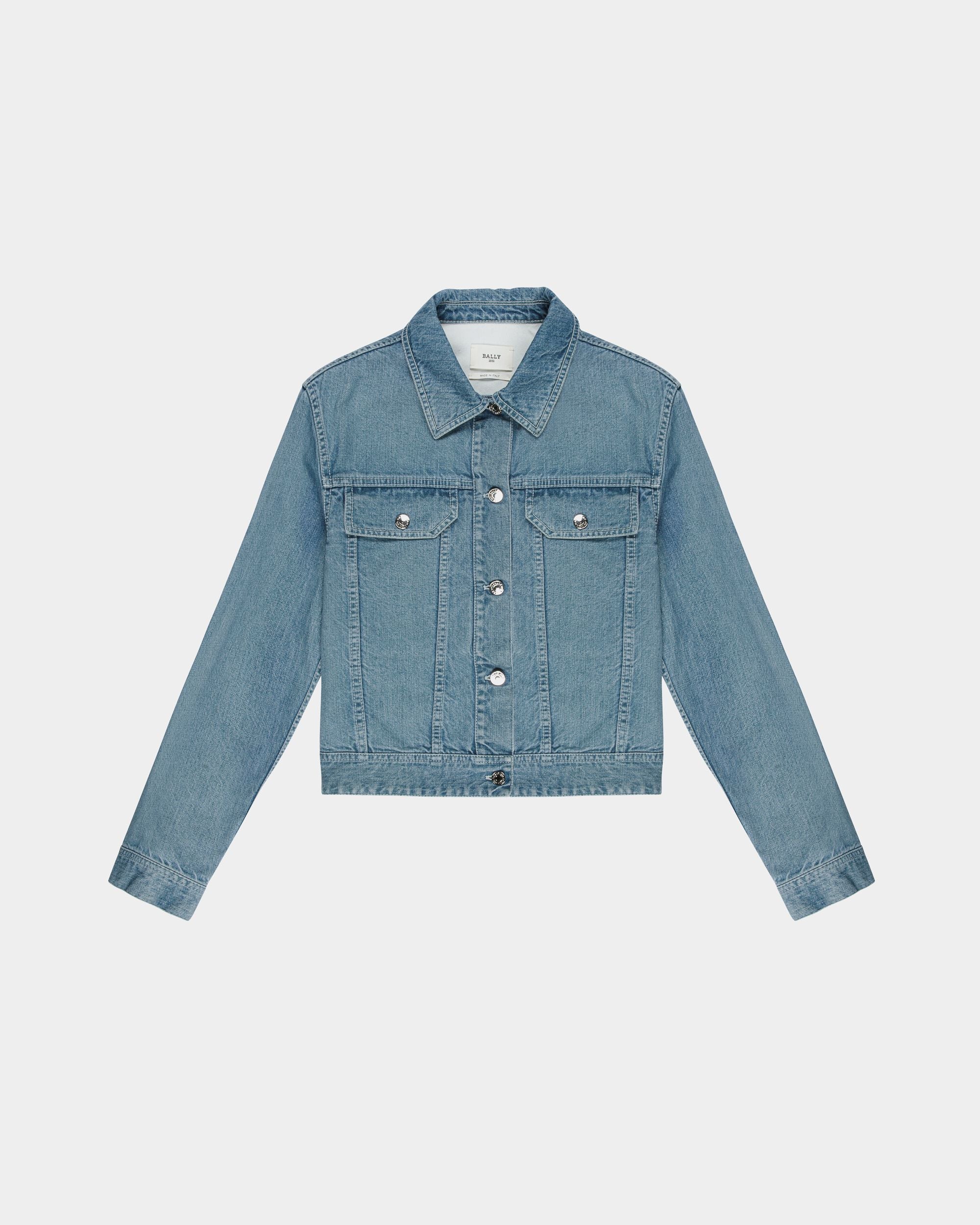 Giacca Denim In Cotone Azzurro - Donna - Bally - 03