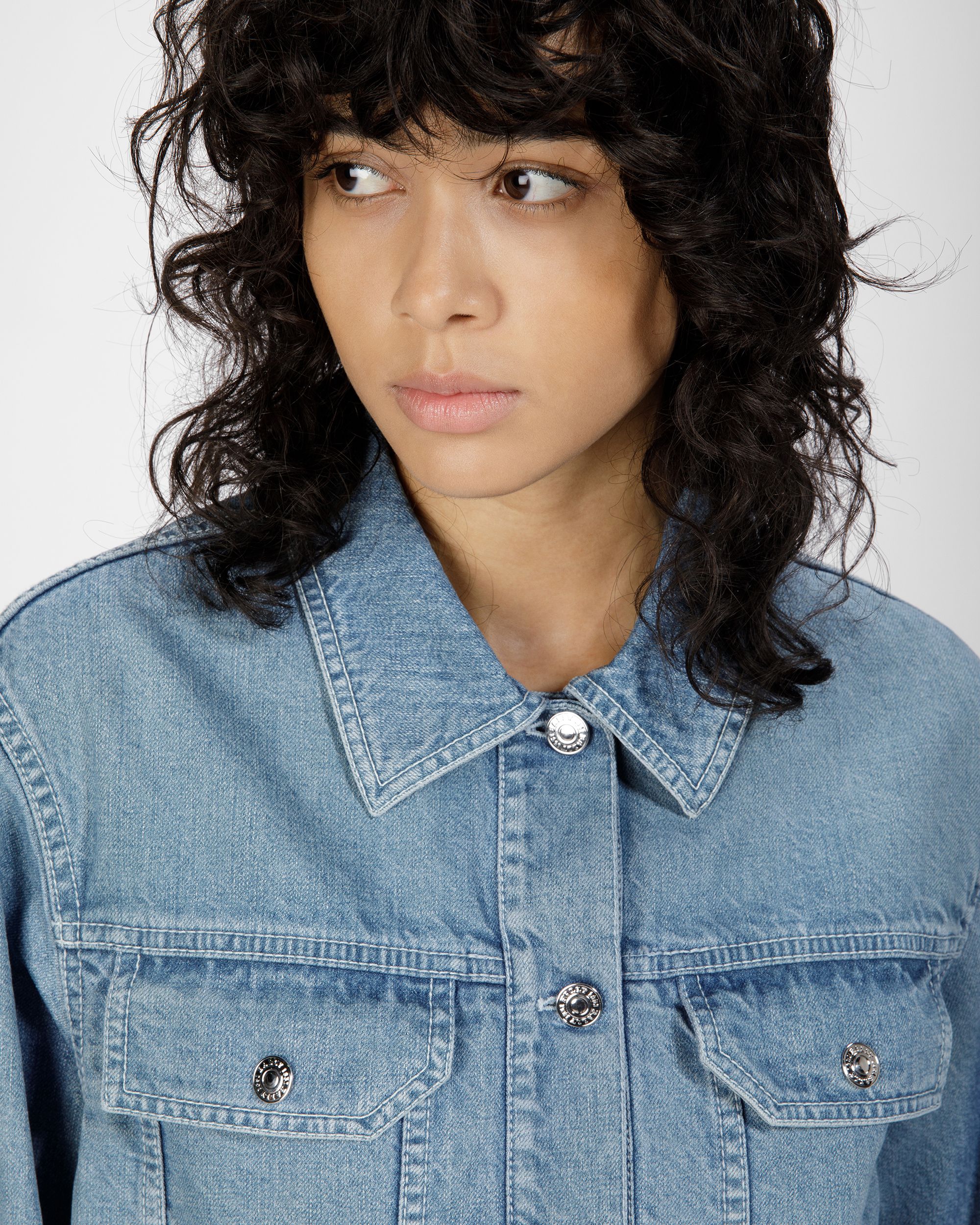 Giacca Denim In Cotone Azzurro - Donna - Bally - 04