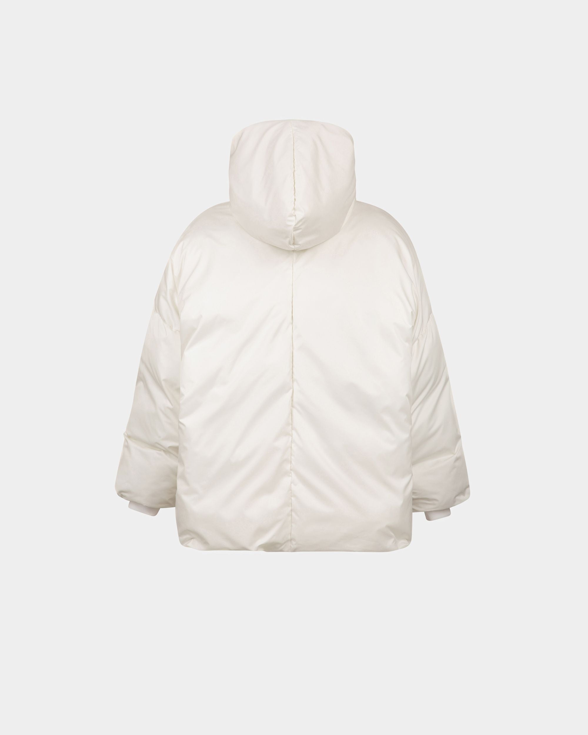 Puffer Jacket In White Nylon - Women's - Bally - 07