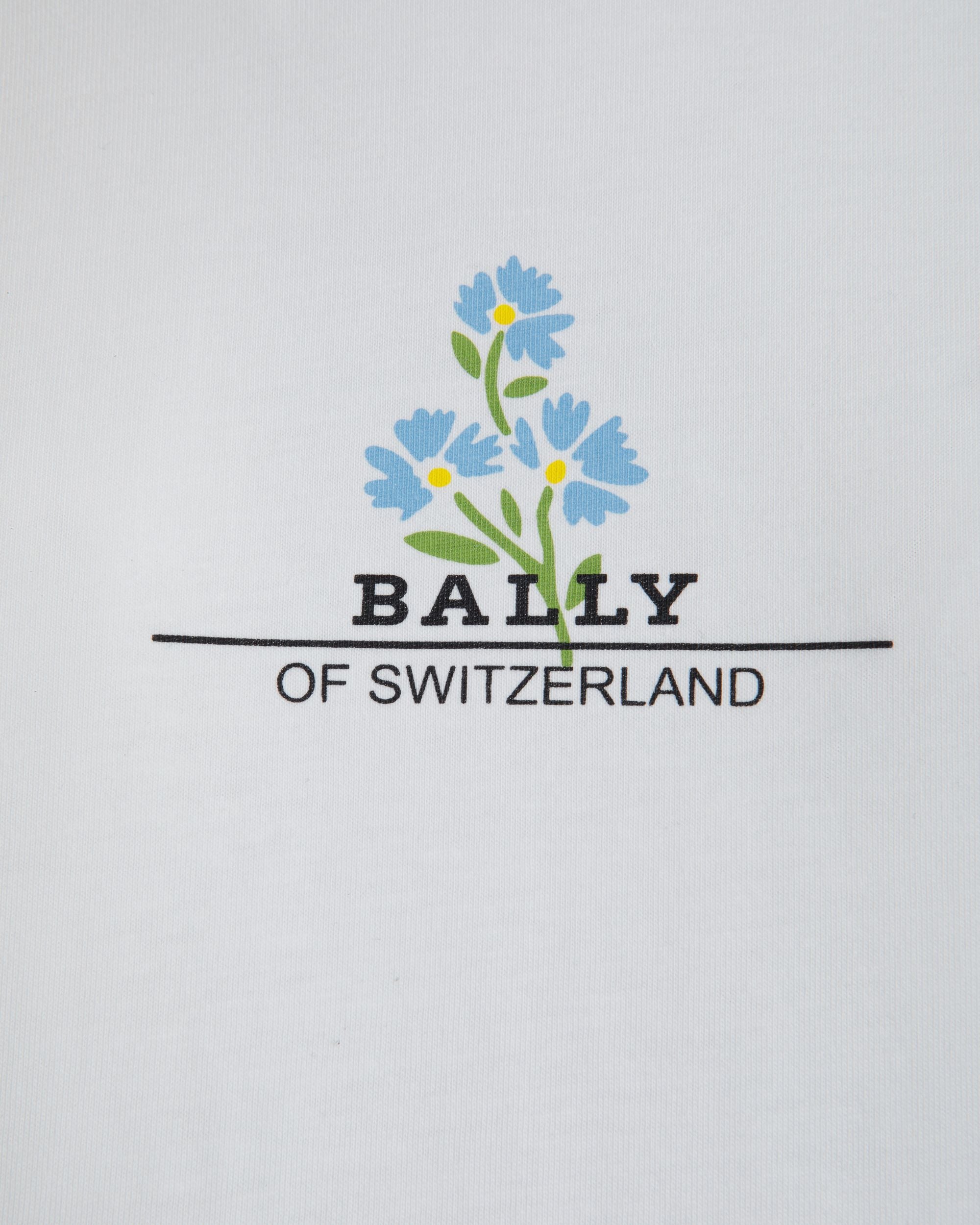 T-Shirt In White Cotton - Women's - Bally - 02