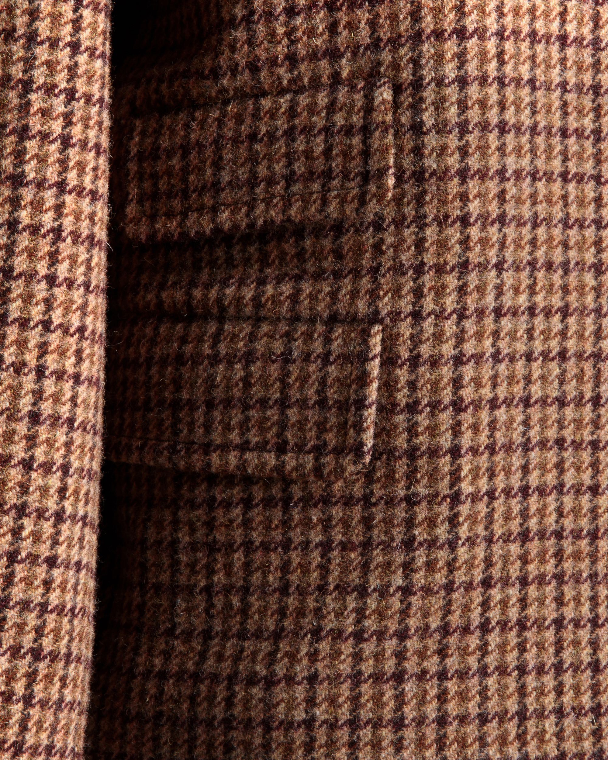 Jacke Aus Wolle Mit Karomuster In Brauntönen - Damen - Bally - 02