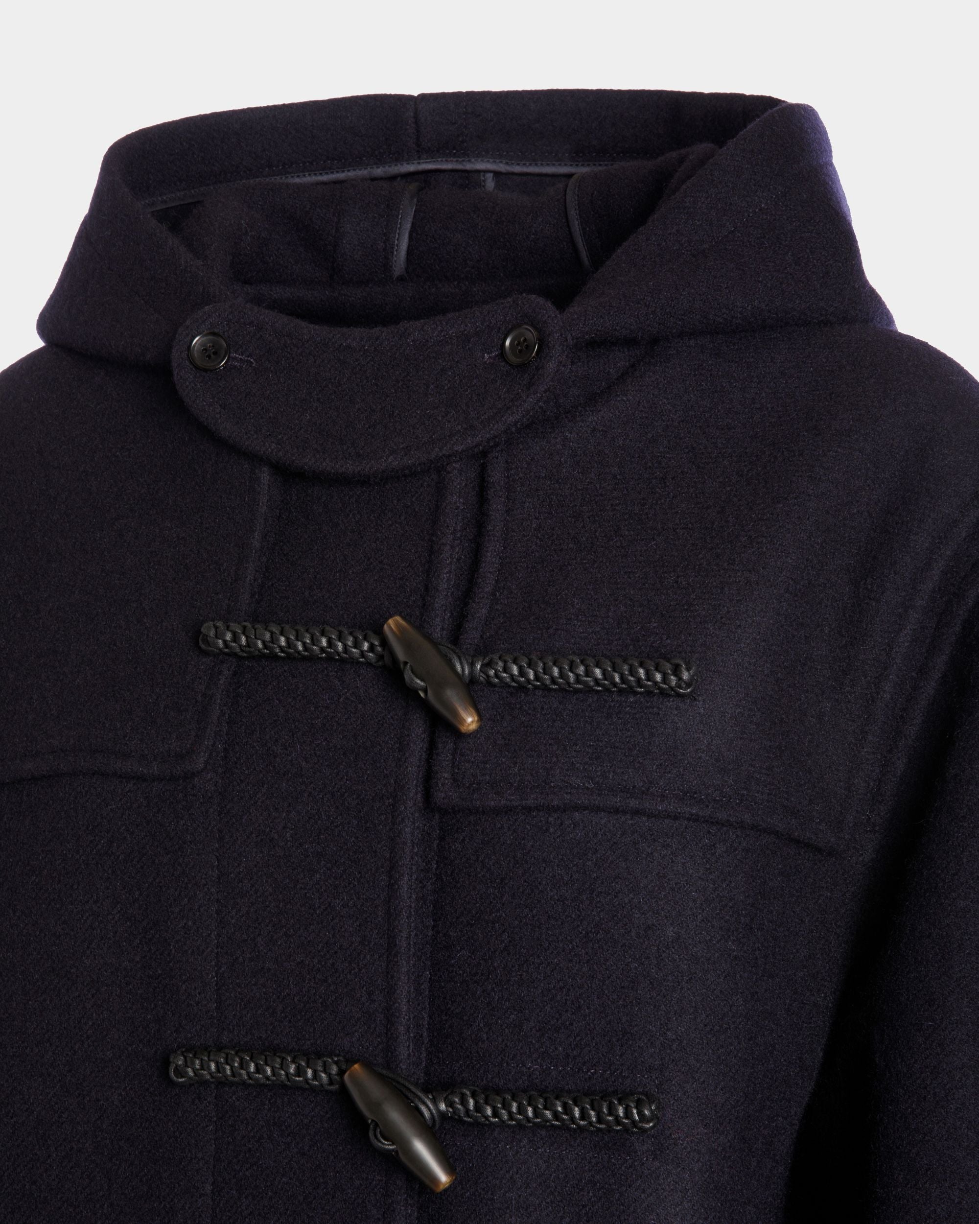 Duffelcoat Aus Wolle In Navy Blue - Damen - Bally - 02