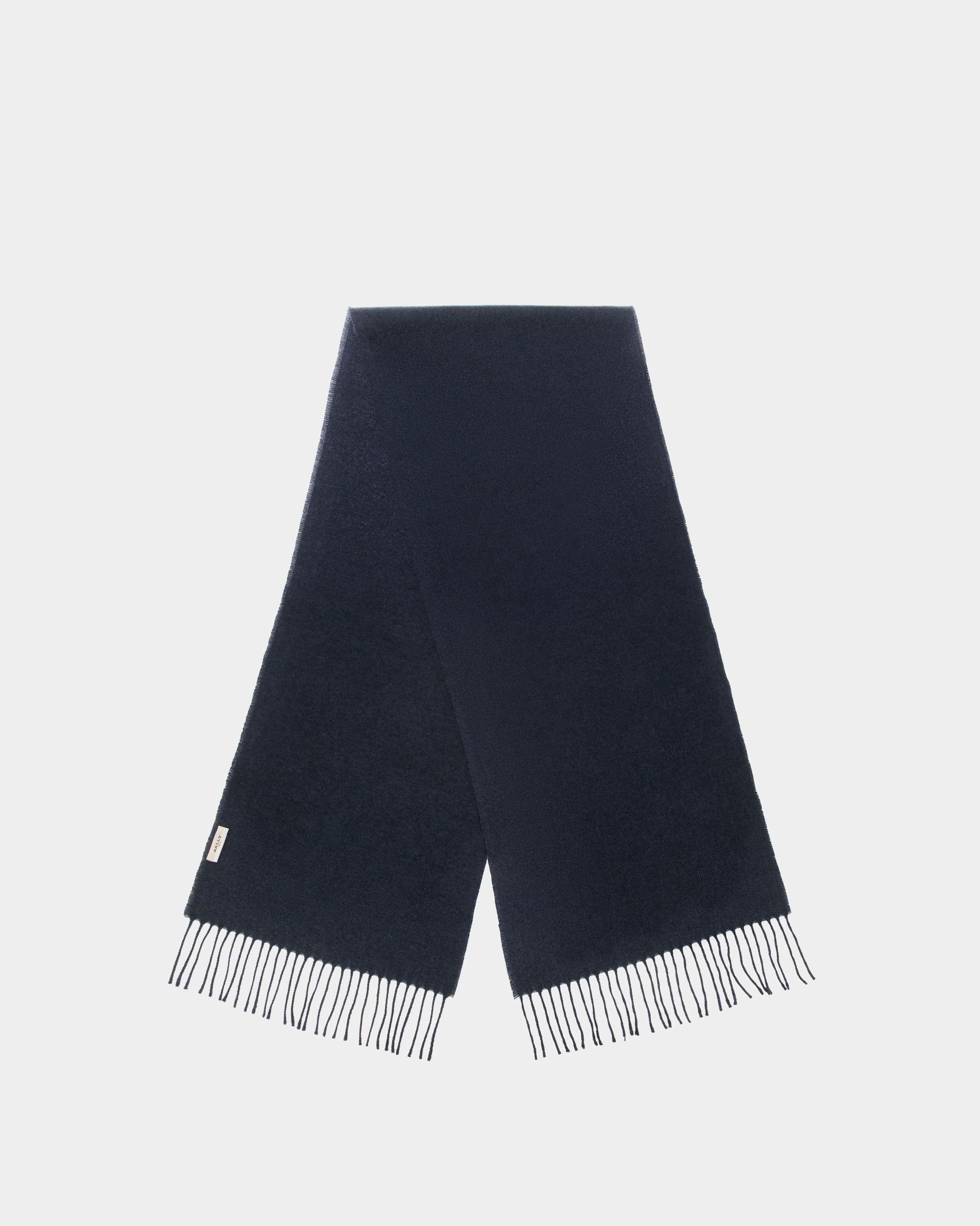 Scarf In Wool Blue - Donna - Bally - 01