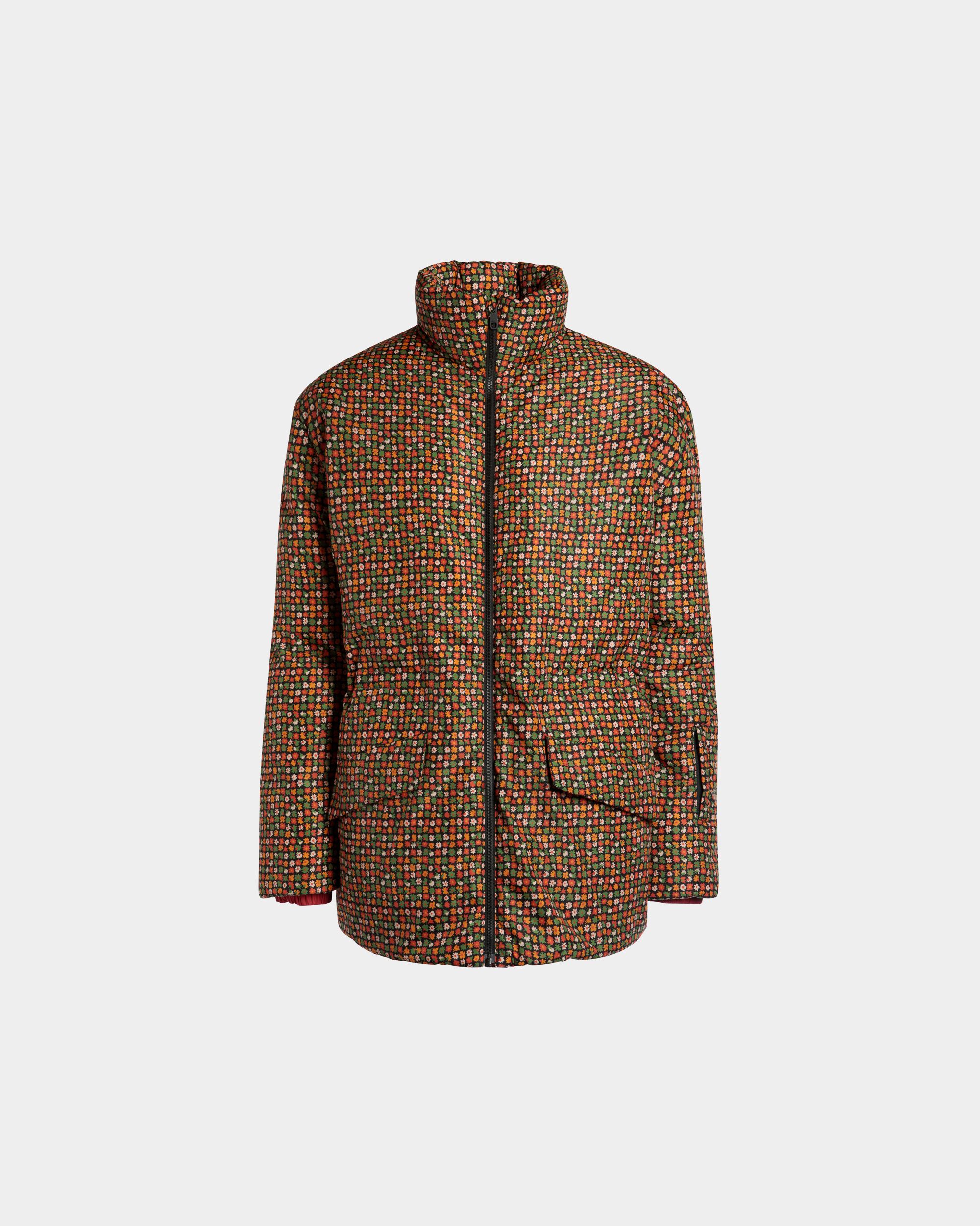 Winter Capsule Steppjacke Mit Alpenblumen Aus Mehrfarbigem, Recyceltem Nylon - Femme - Bally - 01