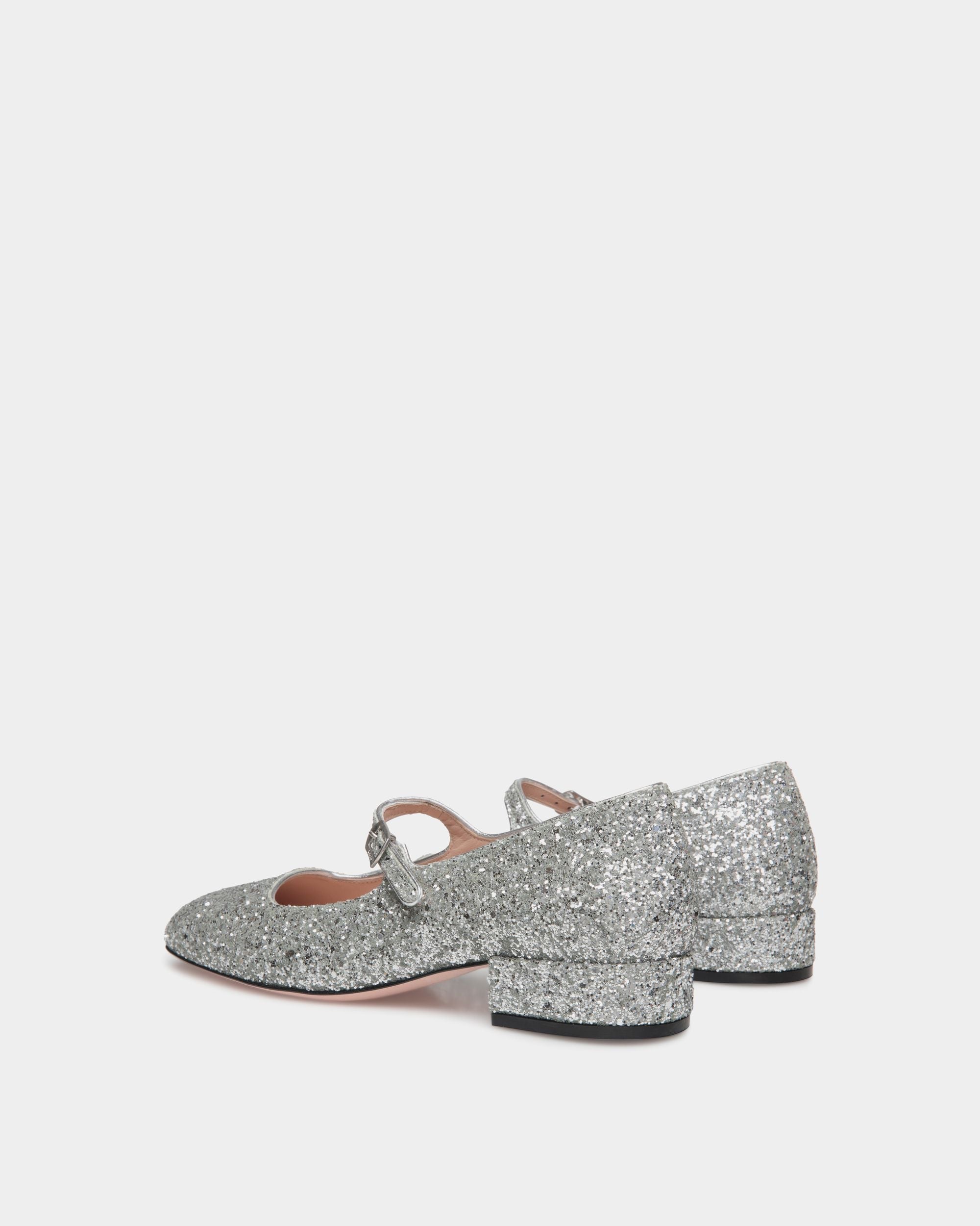 Ballyrina Pump in Silver Fabric - Women's - Bally - 04