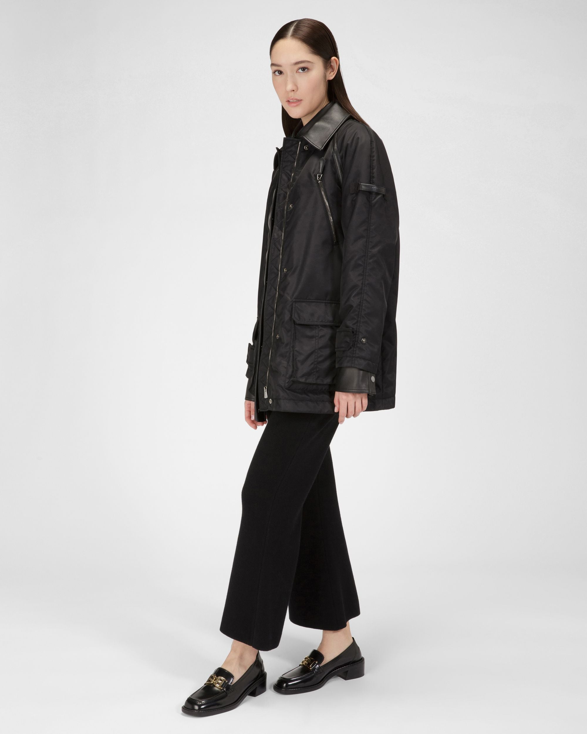 Ellyane Mokassins Aus Schwarzem Leder - Damen - Bally - 02